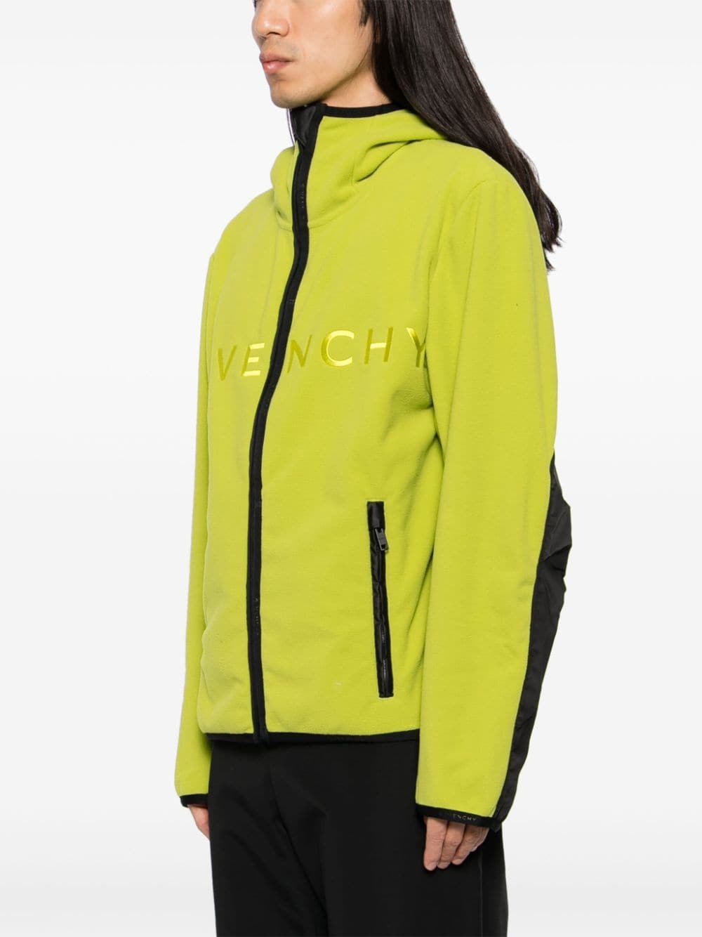 hooded fleece jacket - 3