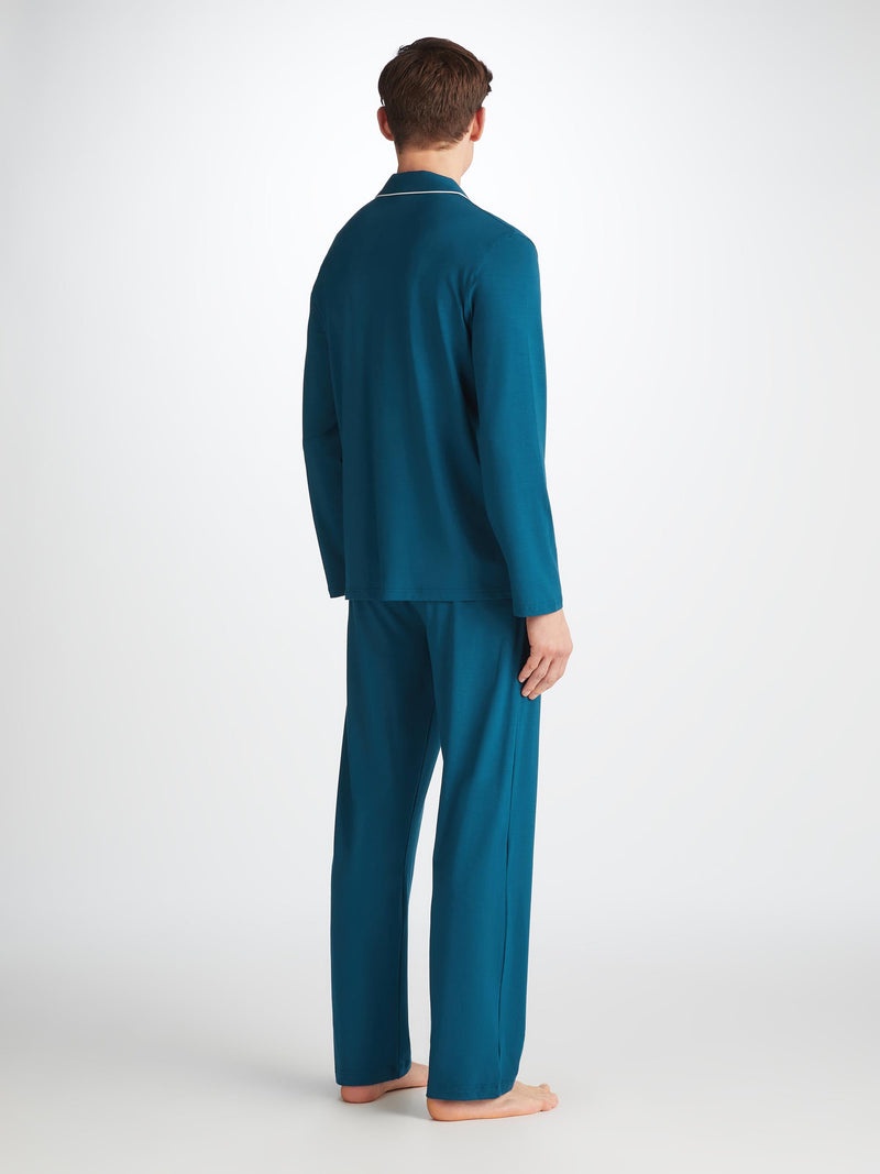 Men's Pajamas Basel Micro Modal Stretch Poseidon Blue - 4