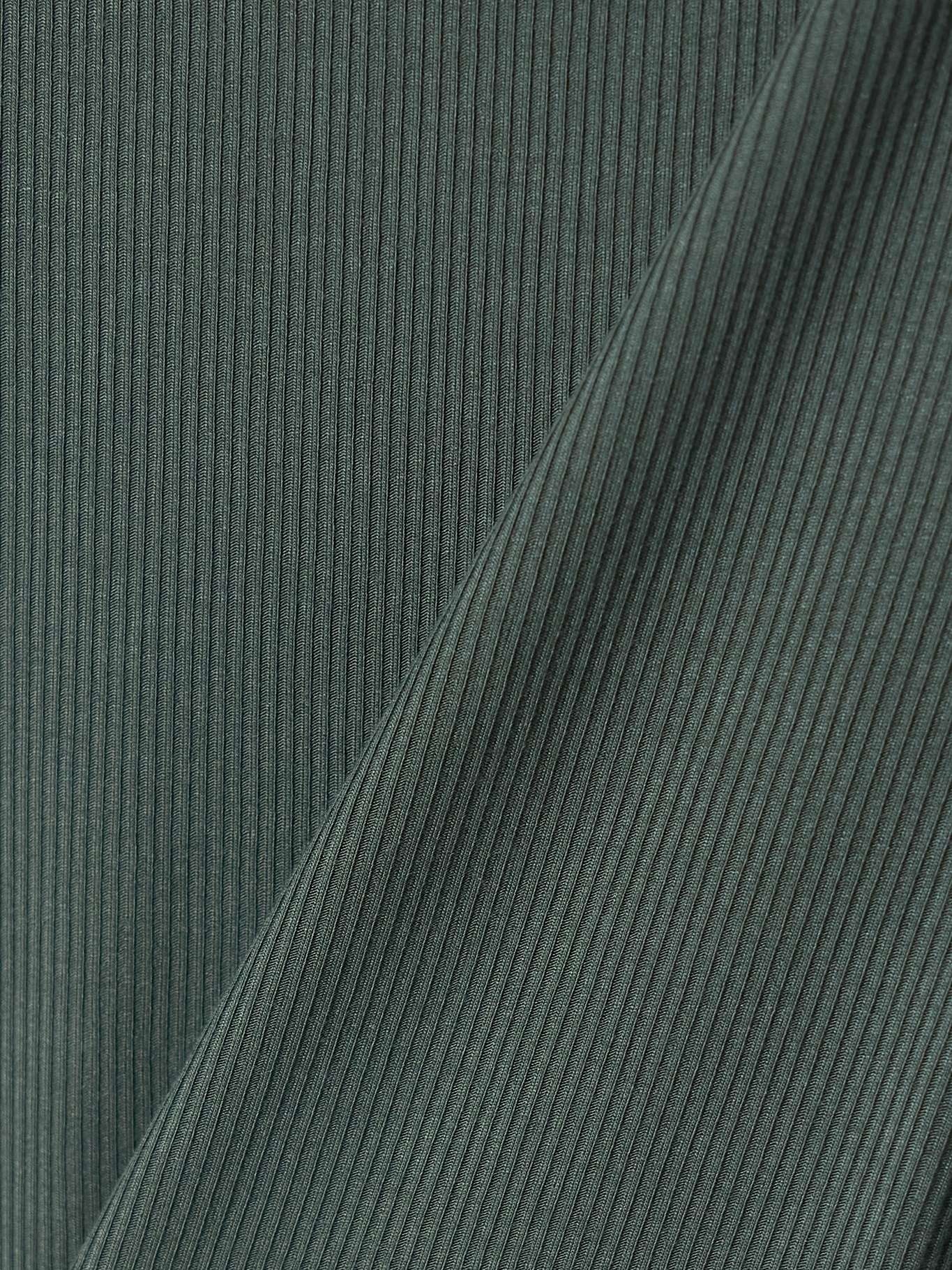 Soft Lounge ribbed stretch-modal slip dress - Marble Dark green - 5