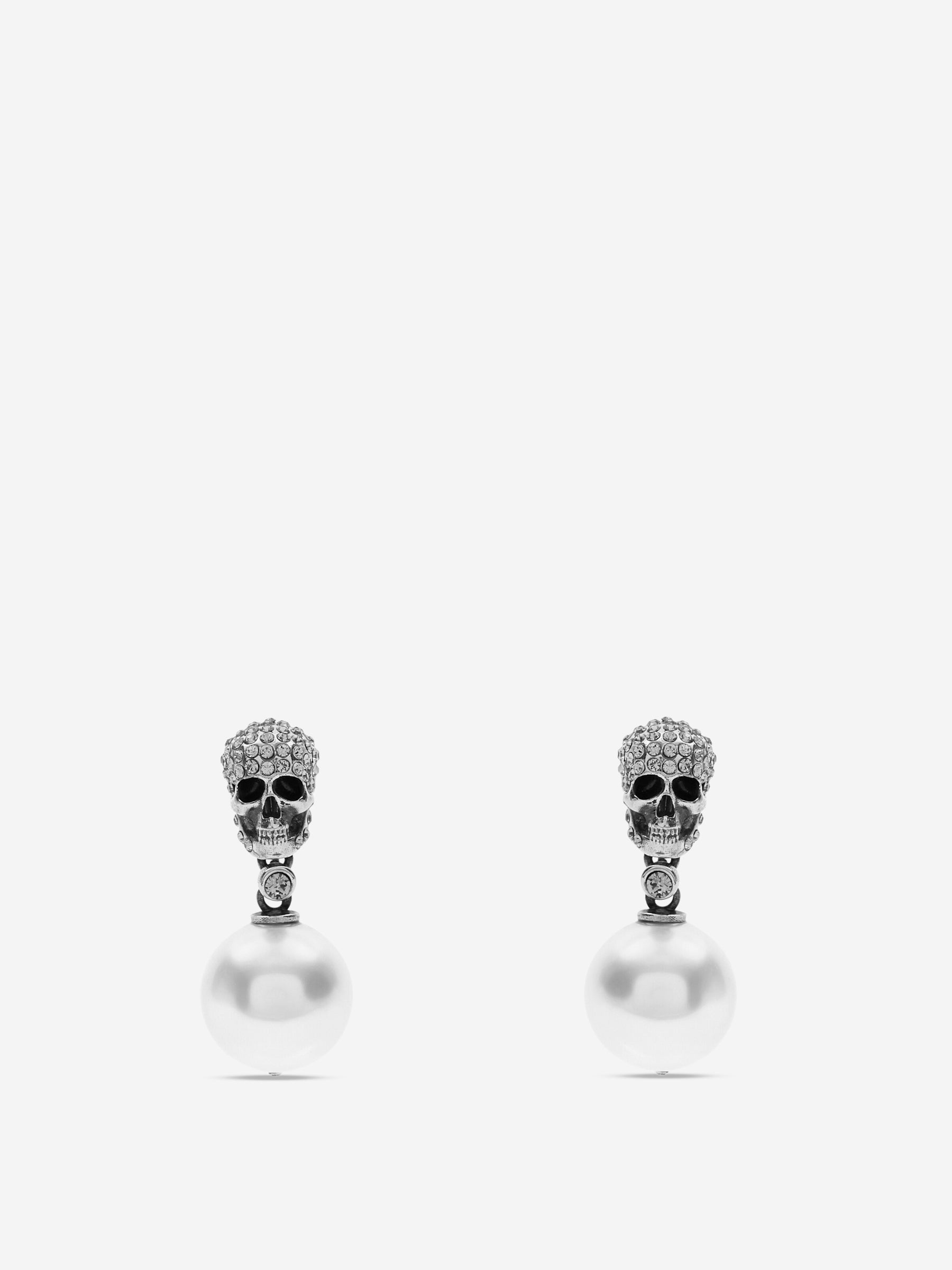 SWAROVSKI SKULL EARRINGS - 1