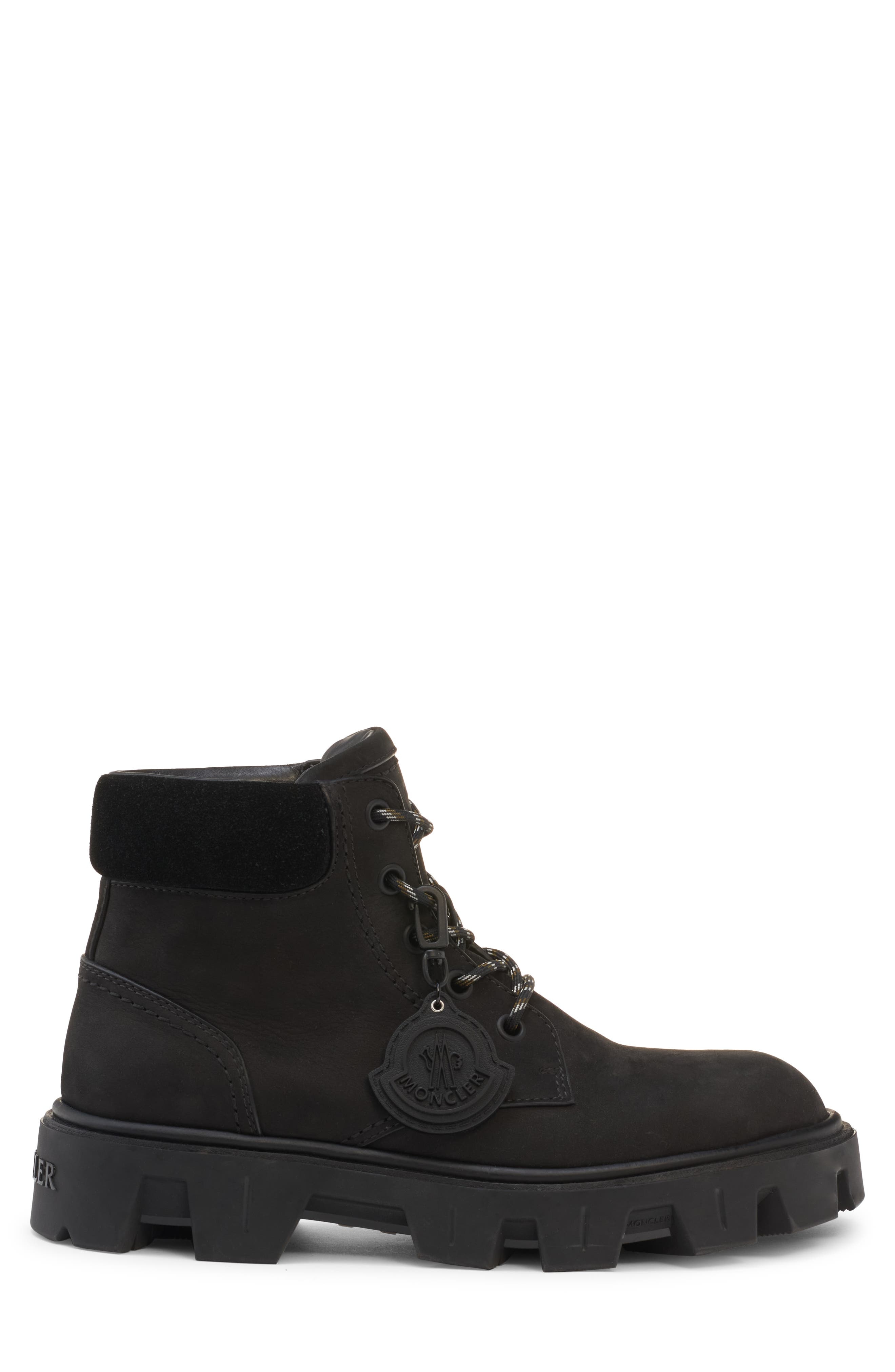 Moncler Peak City Lace-Up Boot in Black at Nordstrom - 3