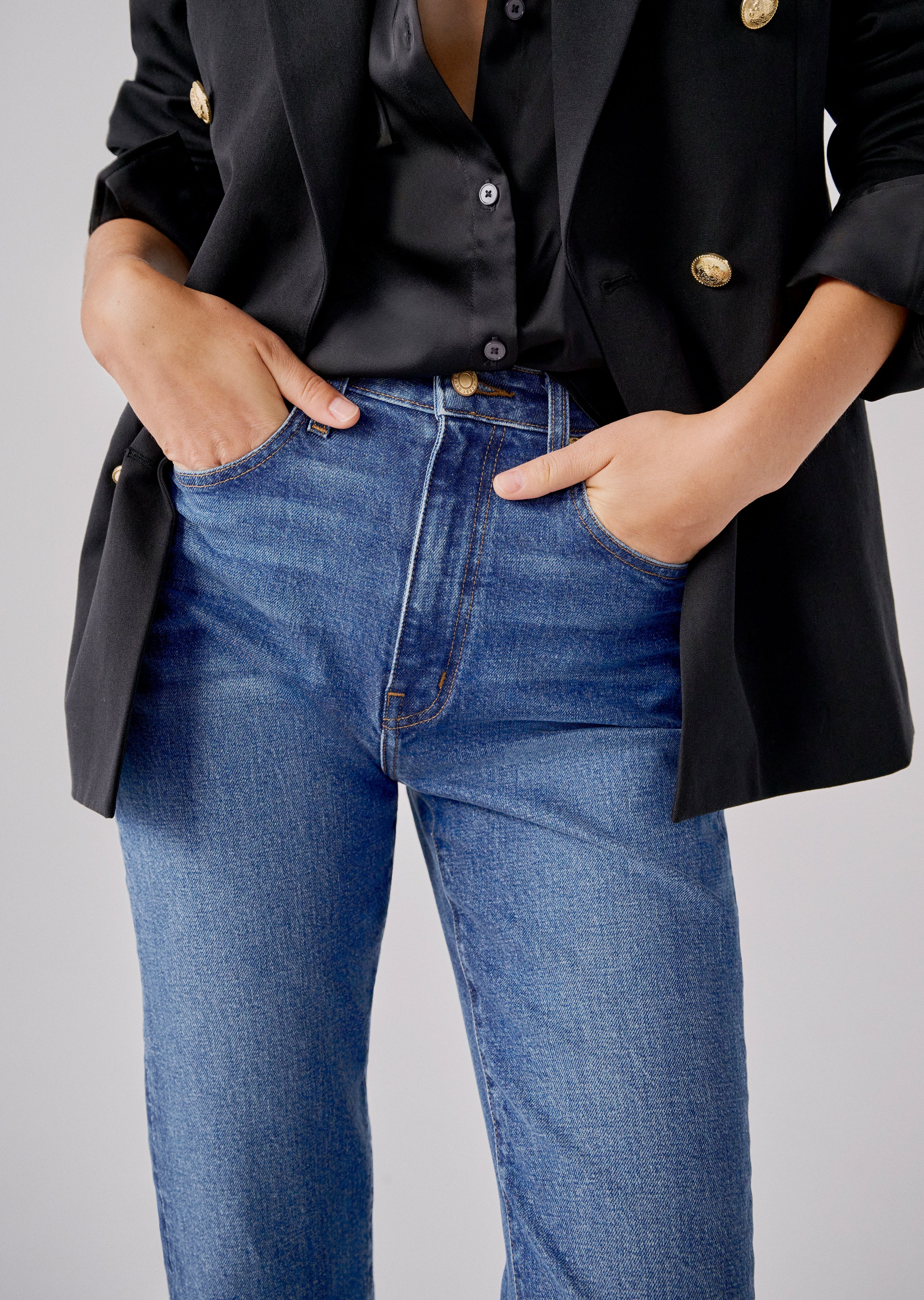 FRANKIE HIGH RISE STRAIGHT JEANS - 3