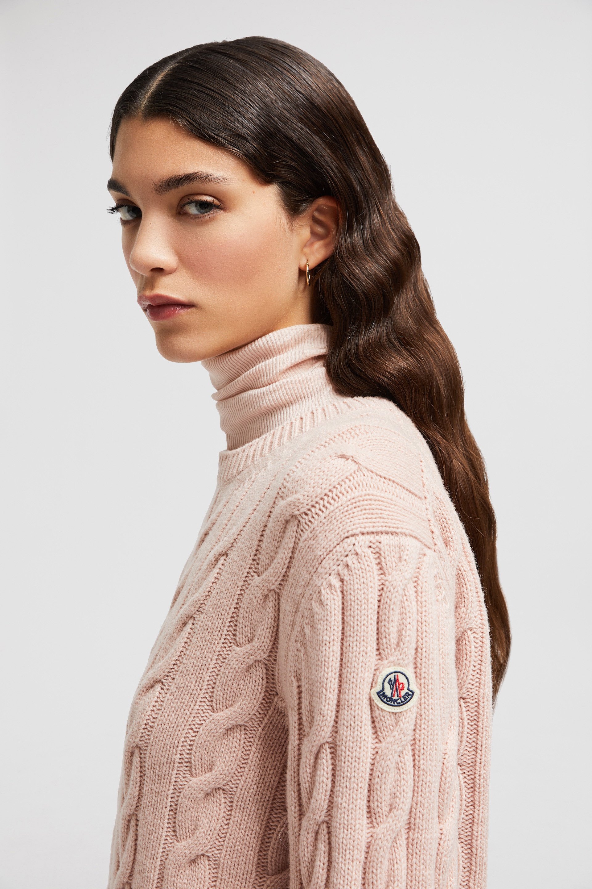 Wool & Cashmere Cable Knit Sweater - 4