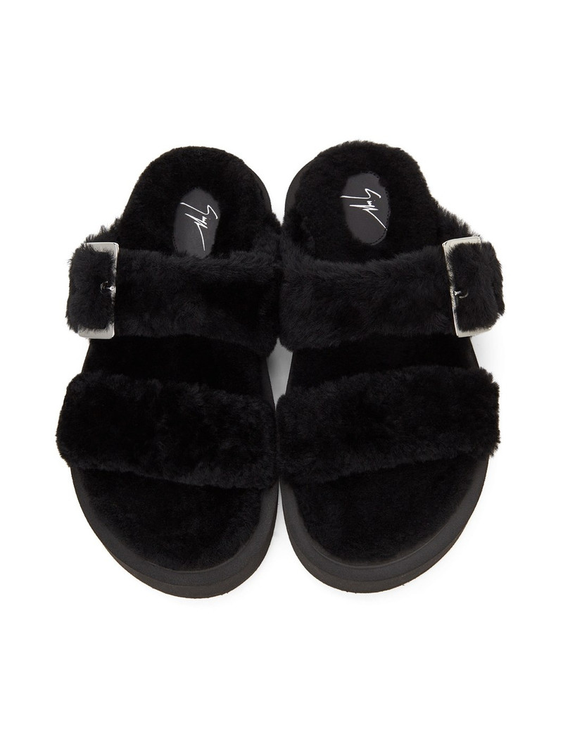 Black Jolanda Winter Sandals 5