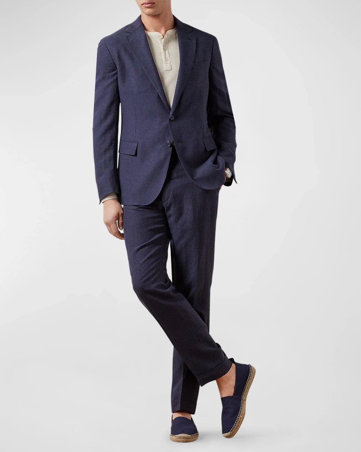 Hadley Hand-Tailored Silk-Linen Jacket - 1