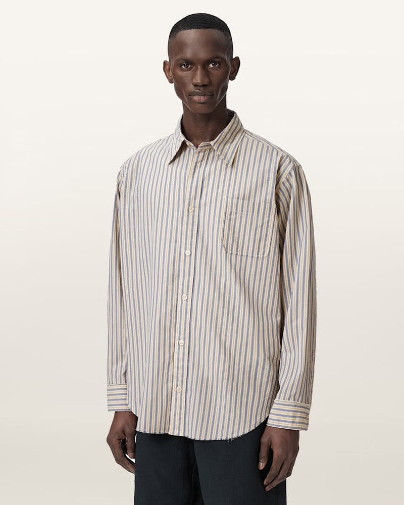 ROMA OVERSIZED LONG SLEEVE STRIPED SHIRT 3