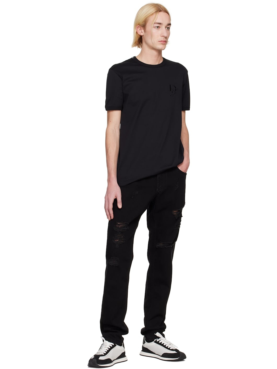Black Regular Jeans - 4
