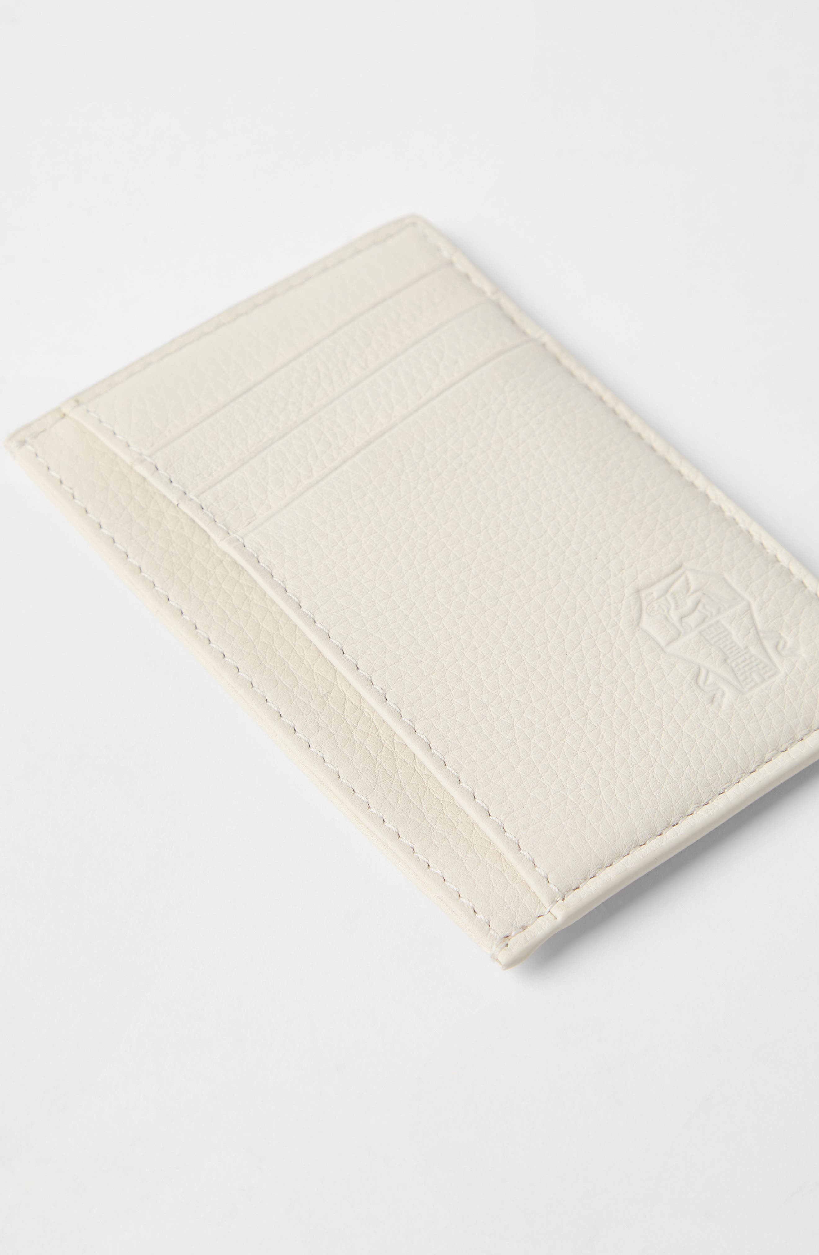 Brunello Cucinelli Calfskin card case in Ivory at Nordstrom - 4