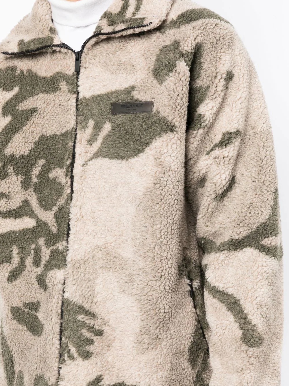 Camouflage fleece jacket - 5