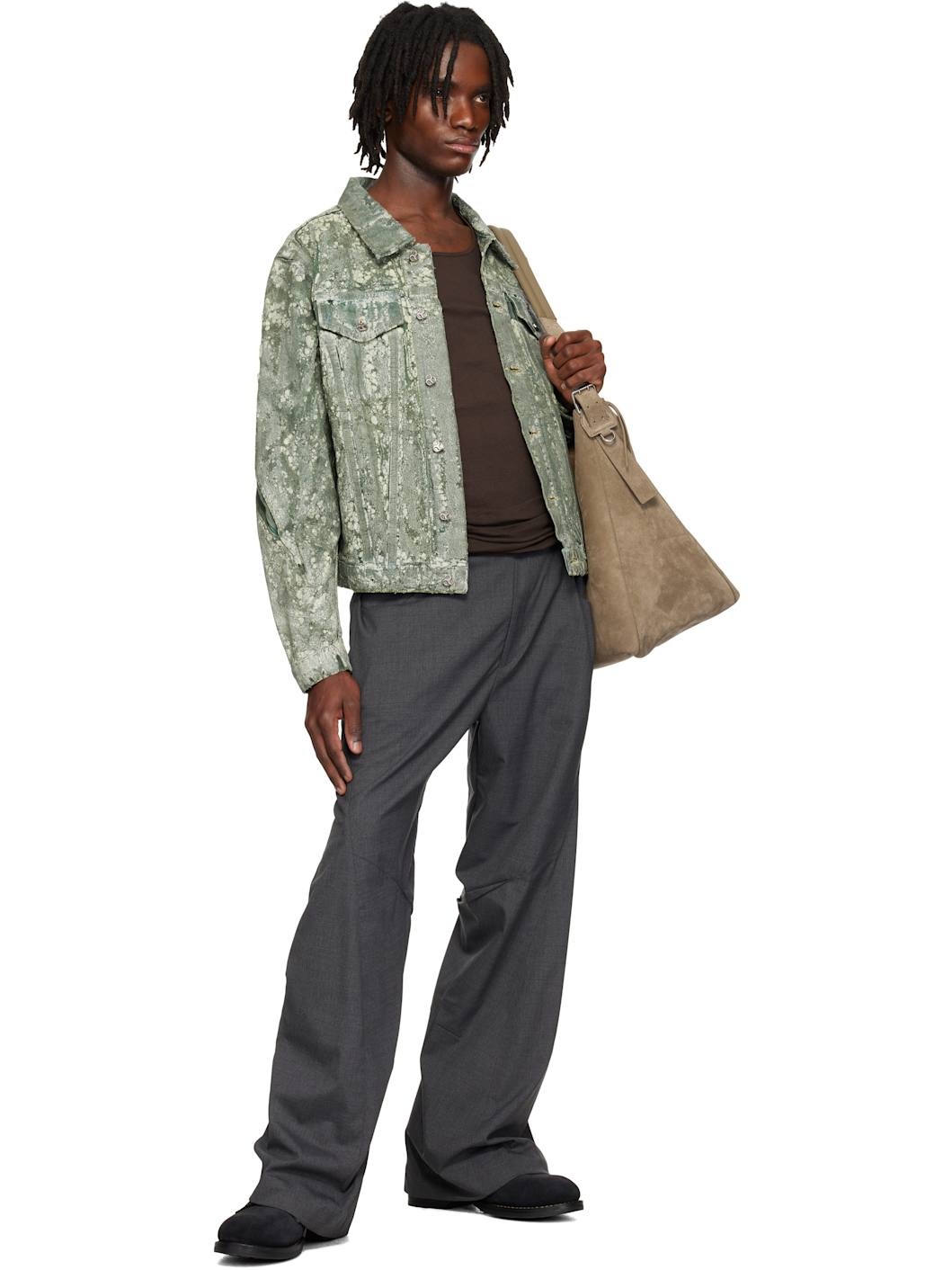 Green Terrarium Denim Jacket - 5
