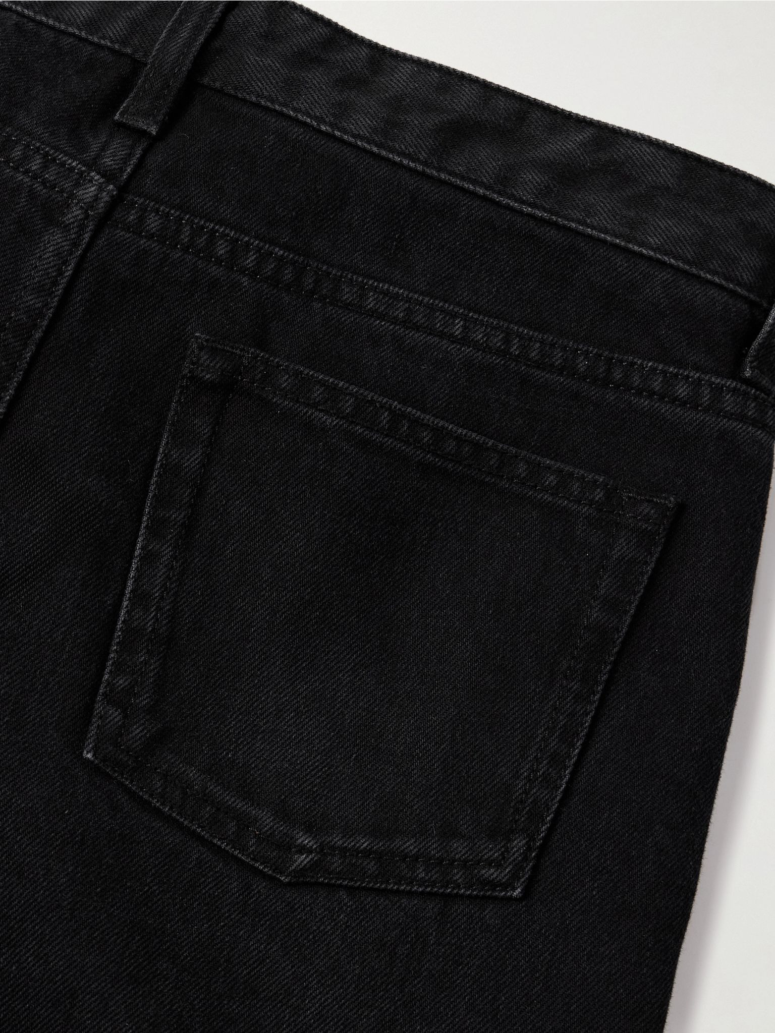 Riaco mid-rise straight-leg jeans Black - 6