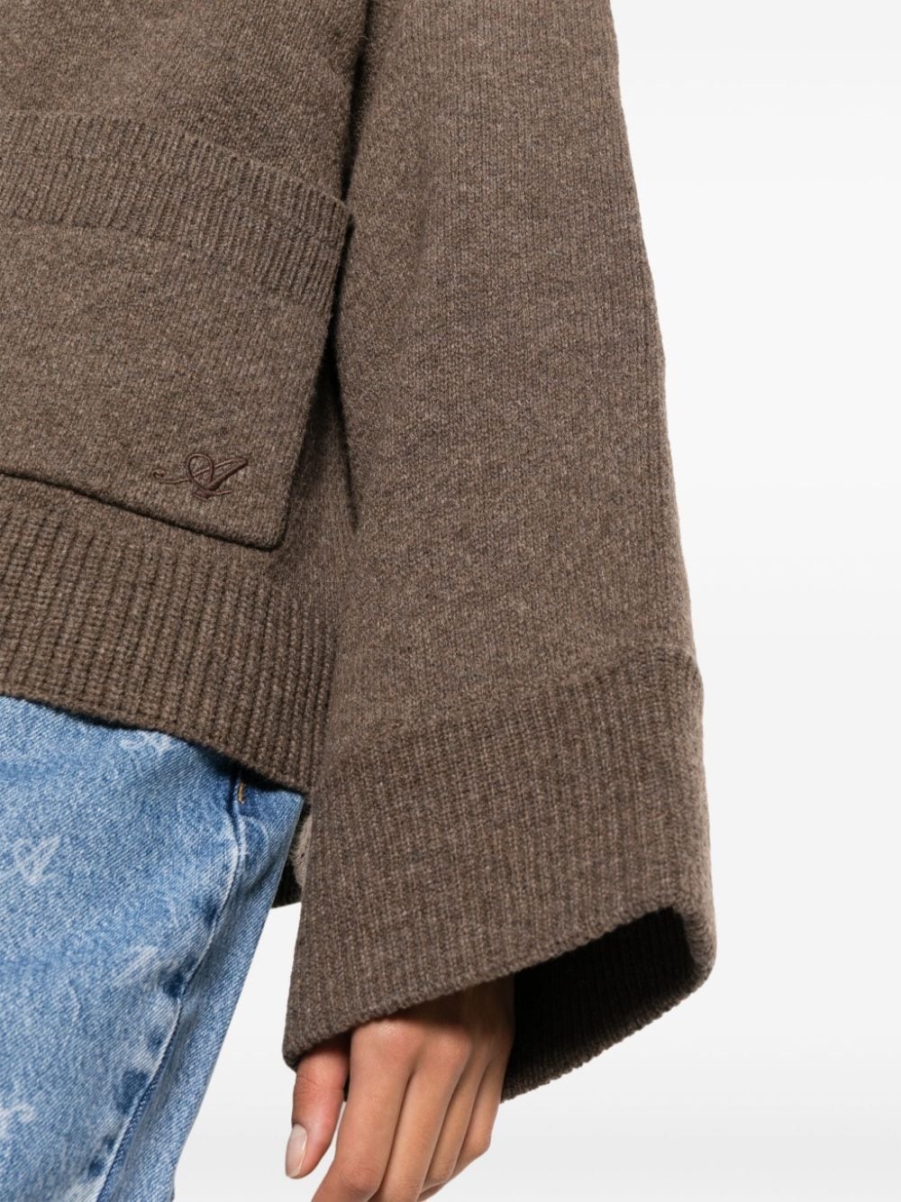 Memory V-neck wool cardigan - 5