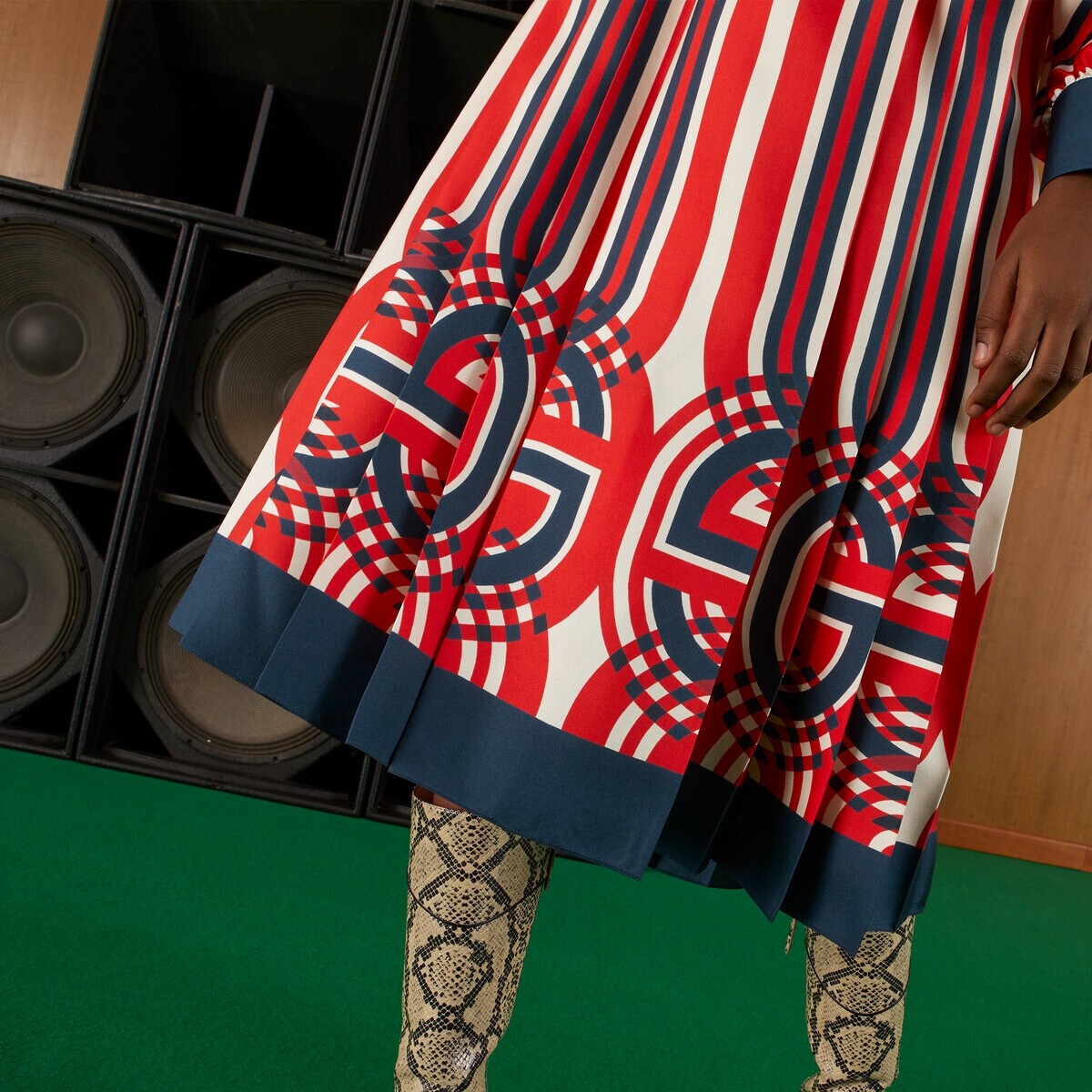 G optical silk skirt - 4