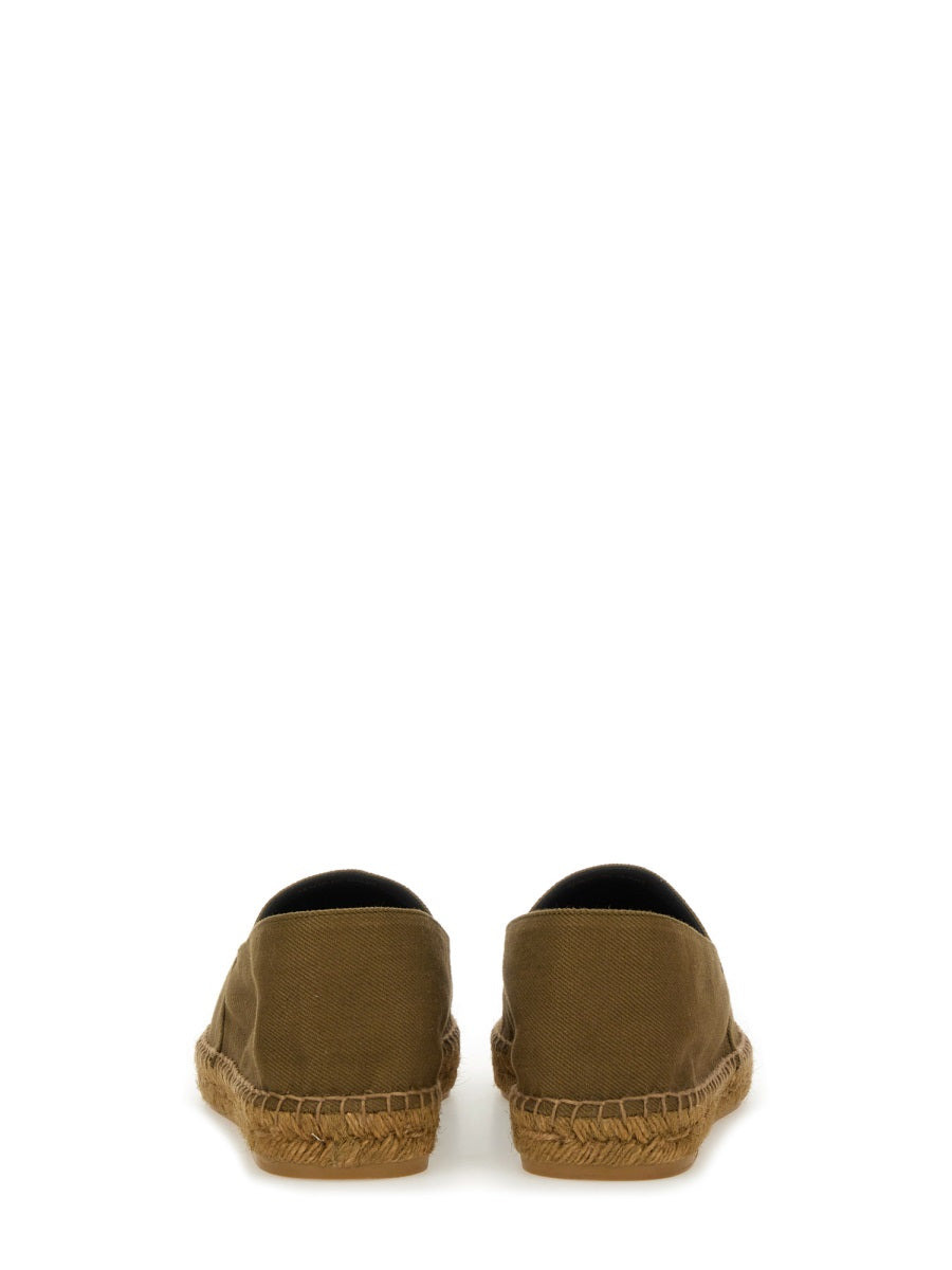 Saint Laurent Men Cotton Gabardine Espadrille - 3