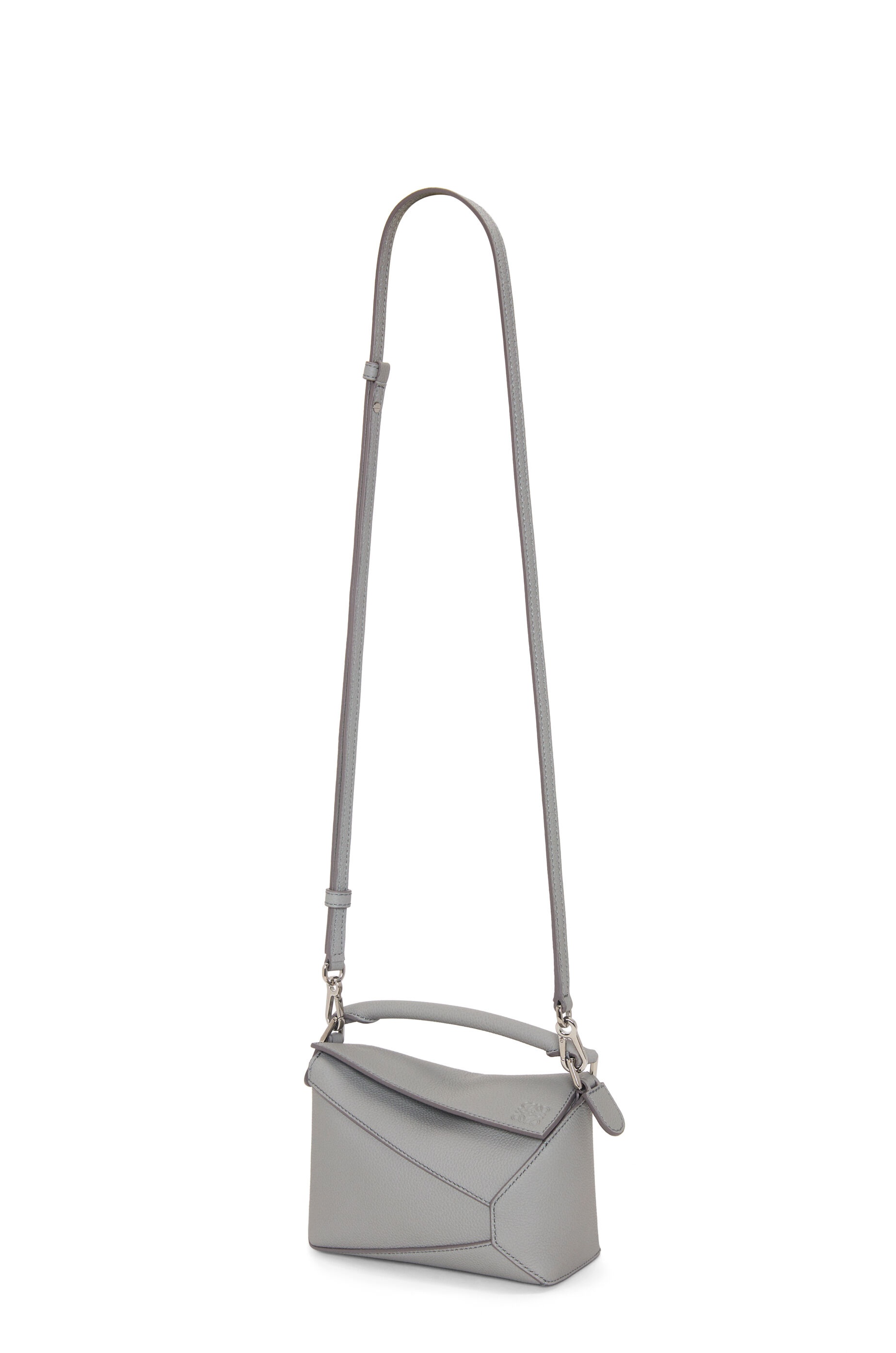 Mini Puzzle Edge bag in soft grained calfskin - 7