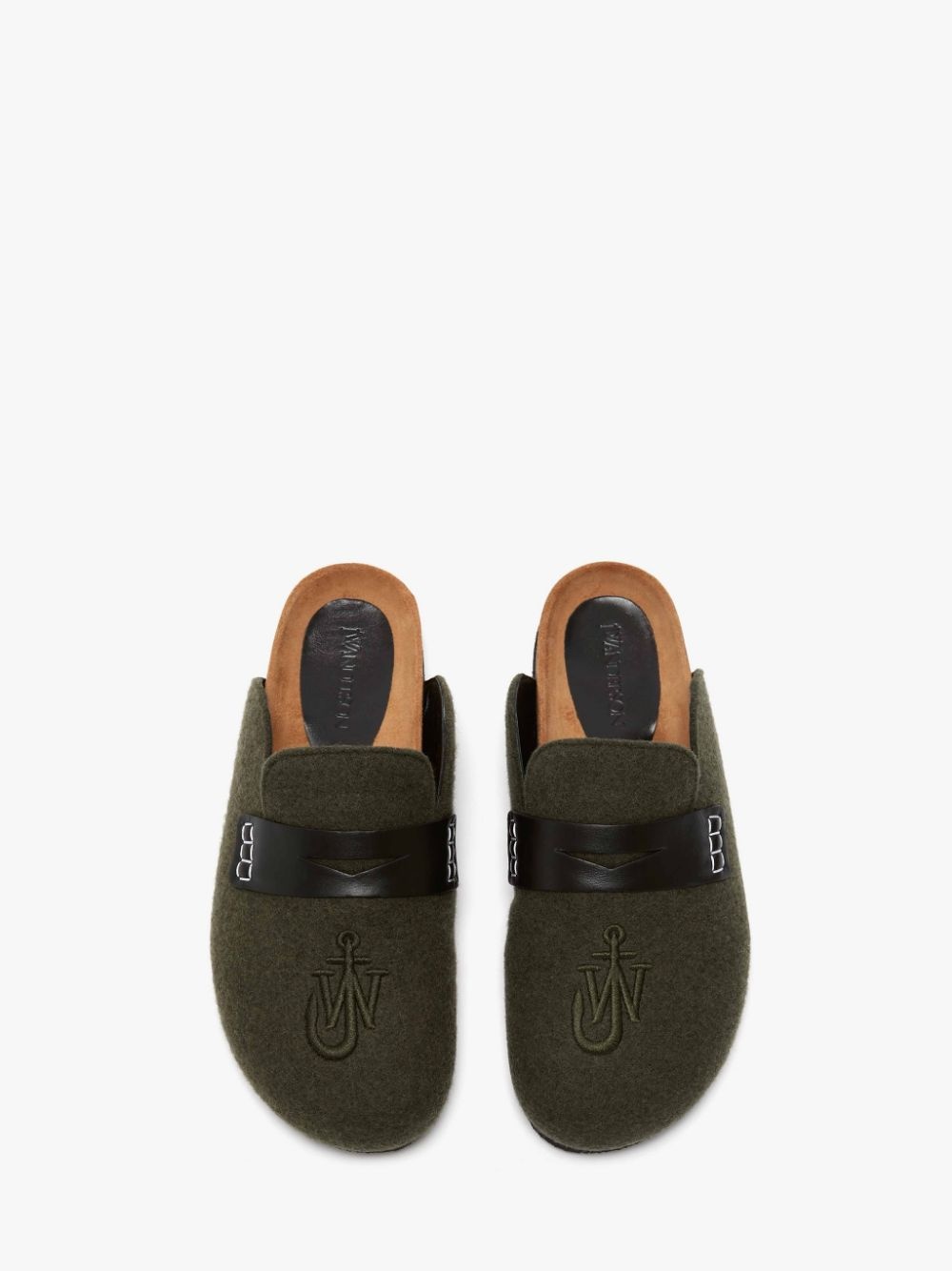 FELT LOAFER MULES - 4