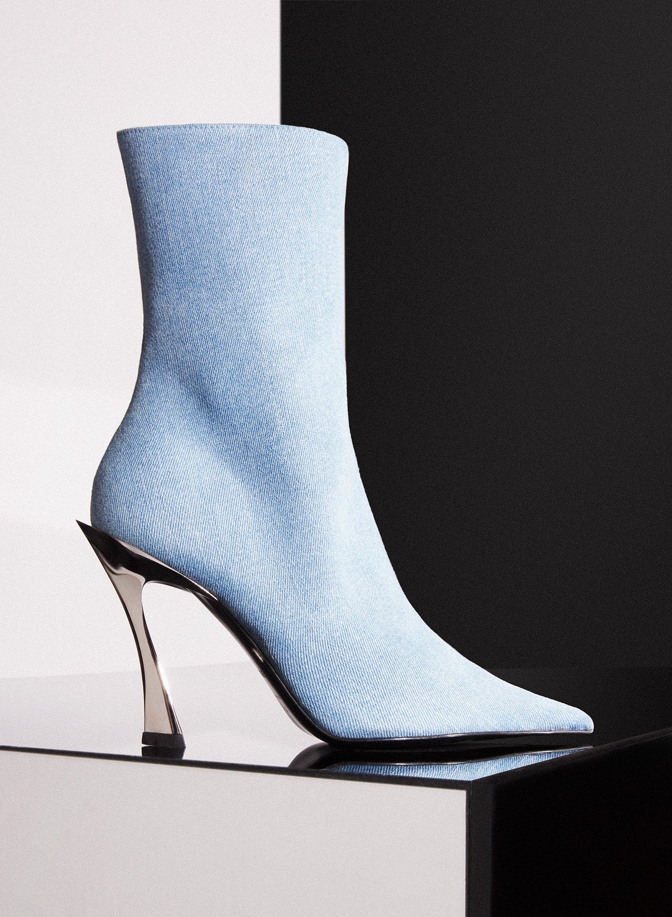 Denim Fang 95 ankle boots - 1