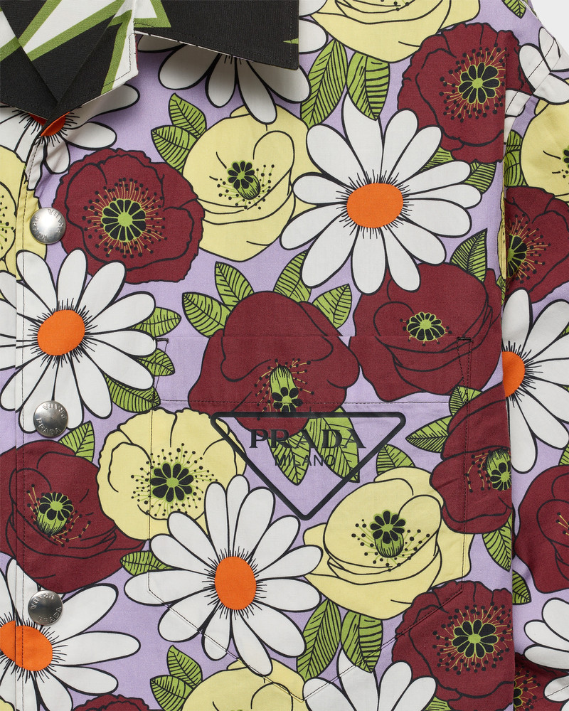 Timecapsule printed cotton shirt 9