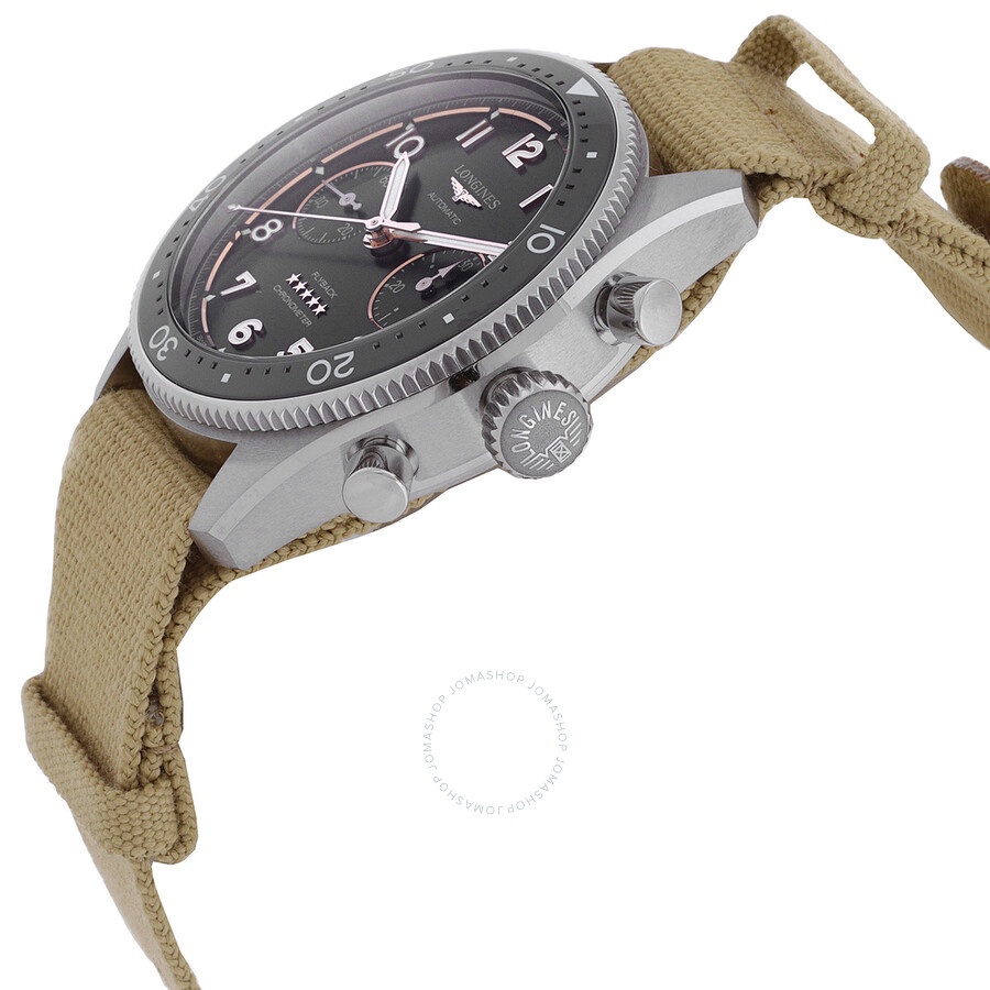 Longines Spirit Flyback Chronograph Automatic Black Men's Watch L3.821.4.53.9 - 2