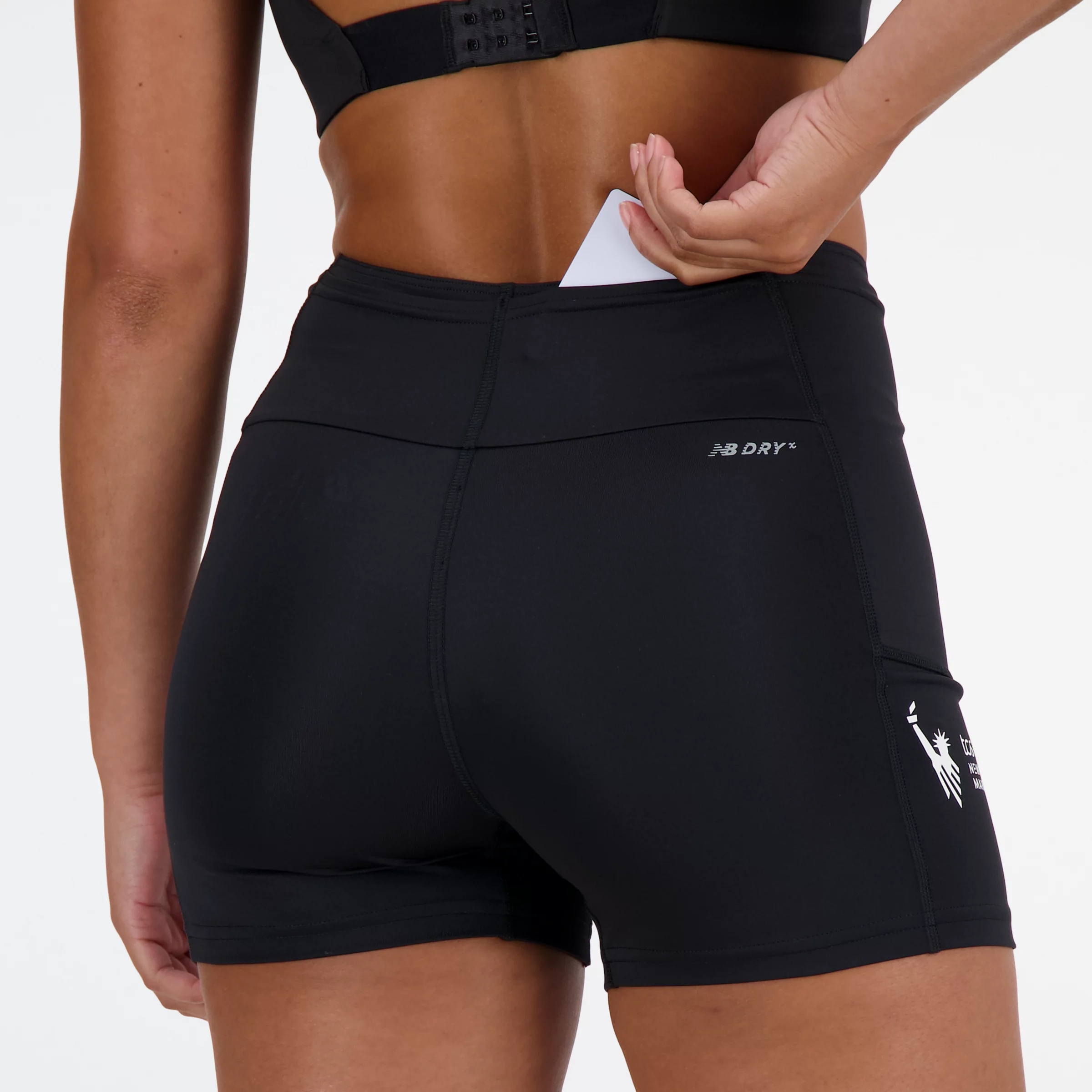 NYC Marathon Q Speed Shape Shield Fitted Short - 5