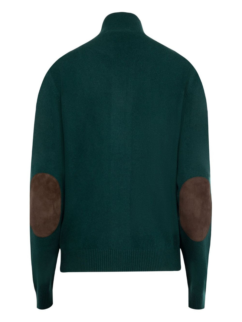 Miu Miu cashmere zip-up cardigan outlook