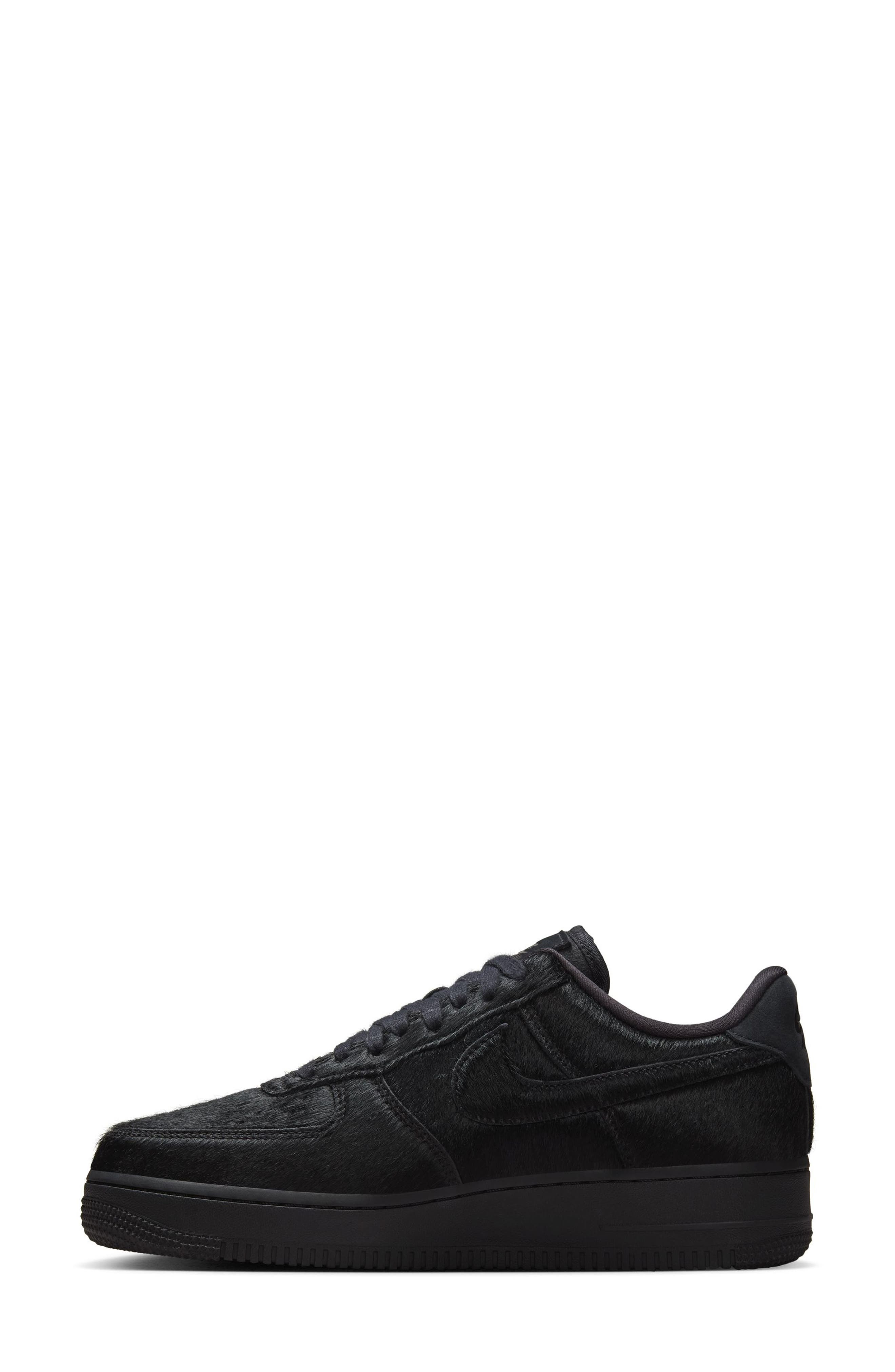 Nike Air Force 1 '07 Sneaker in Black/Black/Off Noir at Nordstrom - 6