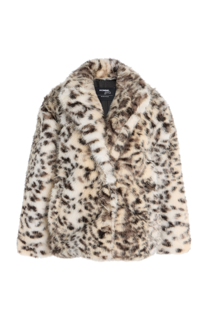 Leopard-Print Fur Coat animal 1