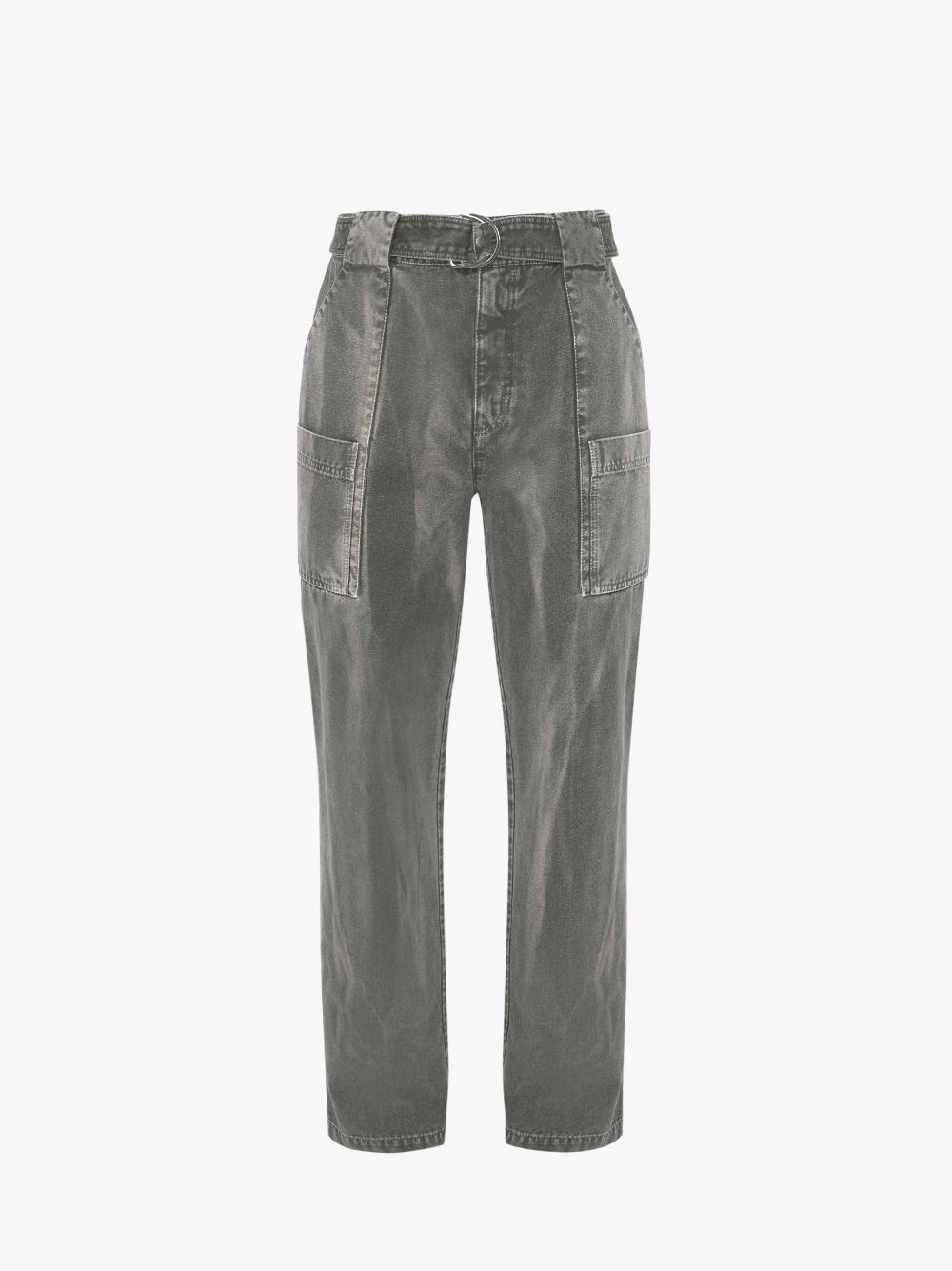 WIDE LEG CARGO TROUSERS - 1