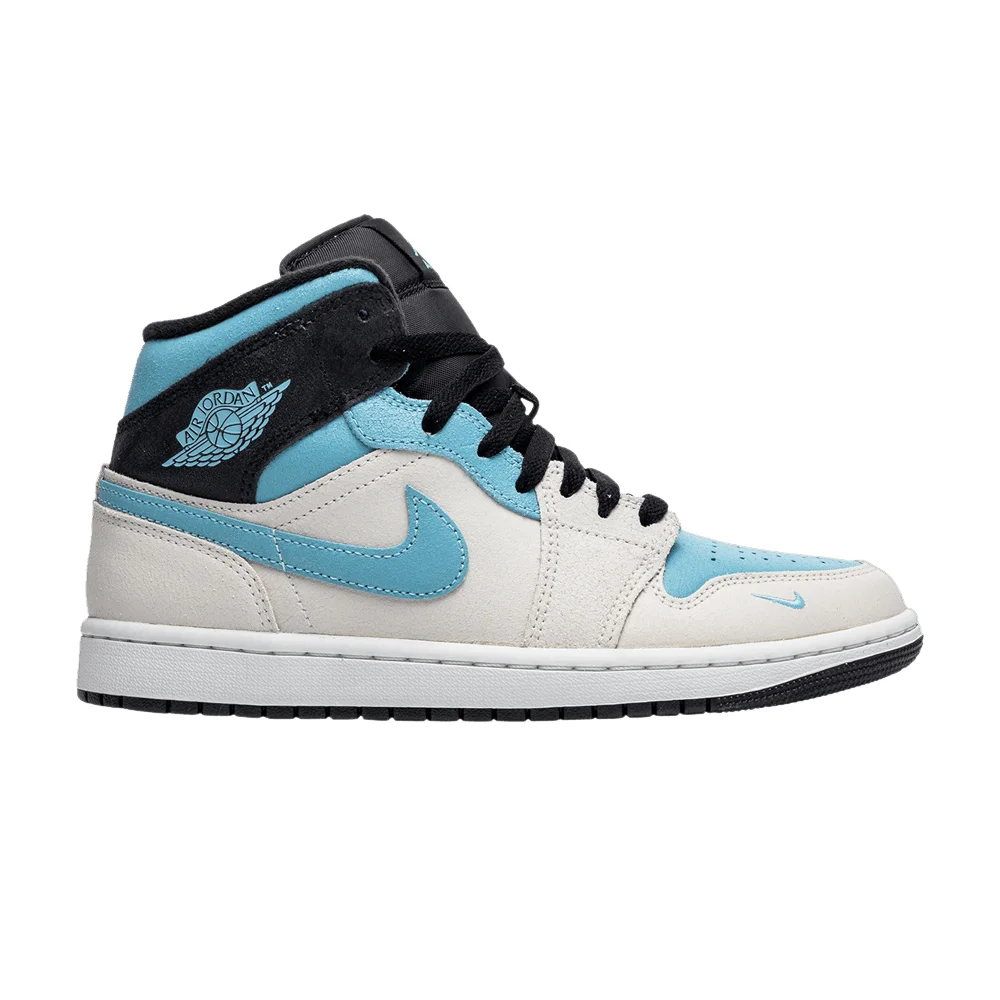 Air Jordan 1 Mid SE 'Summit White Blue Chill' - 1