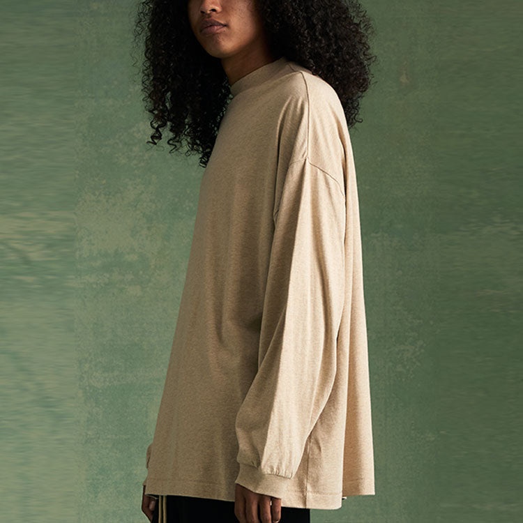 Fear of God Essentials FW23 Long Sleeve Tee 'Gold Heather' 125BT232013F - 6