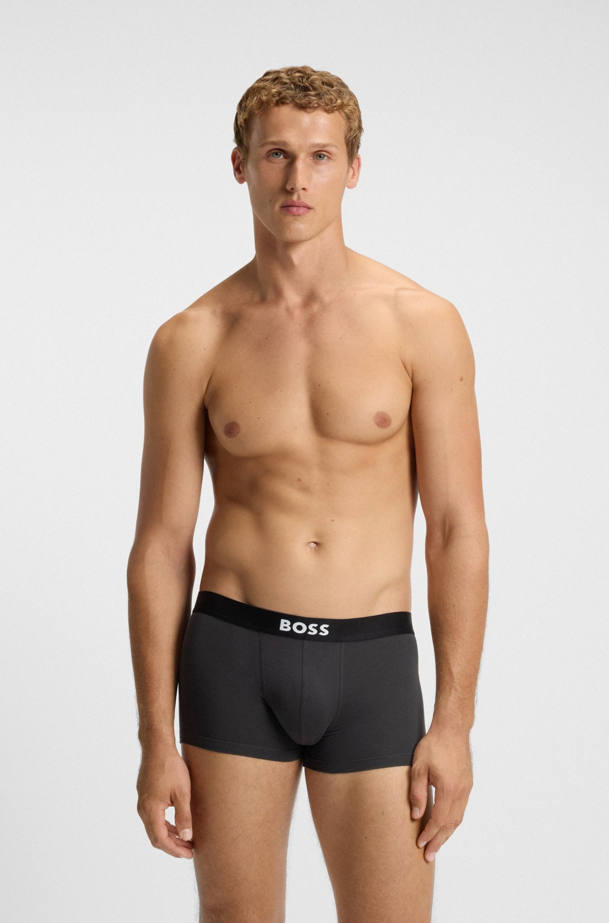 THREE-PACK OF STRETCH TRUNKS IN COTTON - 6