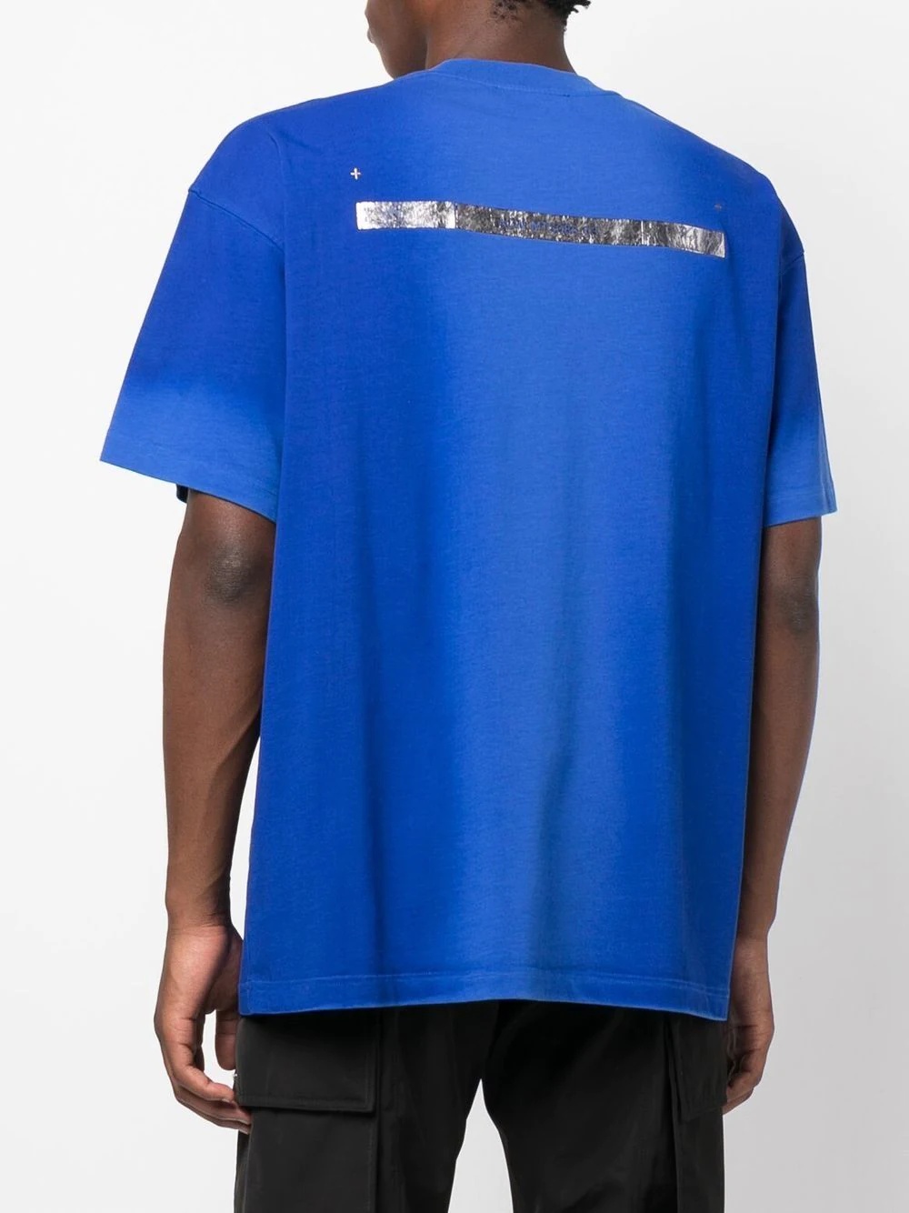 ombré logo print T-shirt - 4