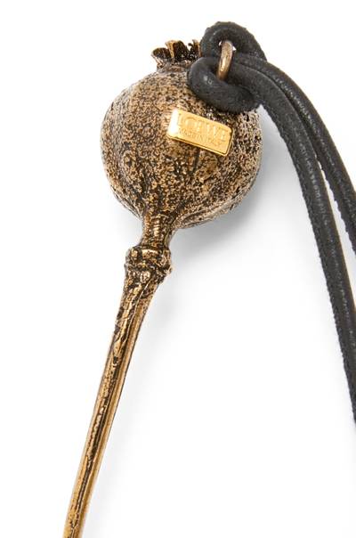 Loewe Poppy seed pendant in brass and enamel outlook