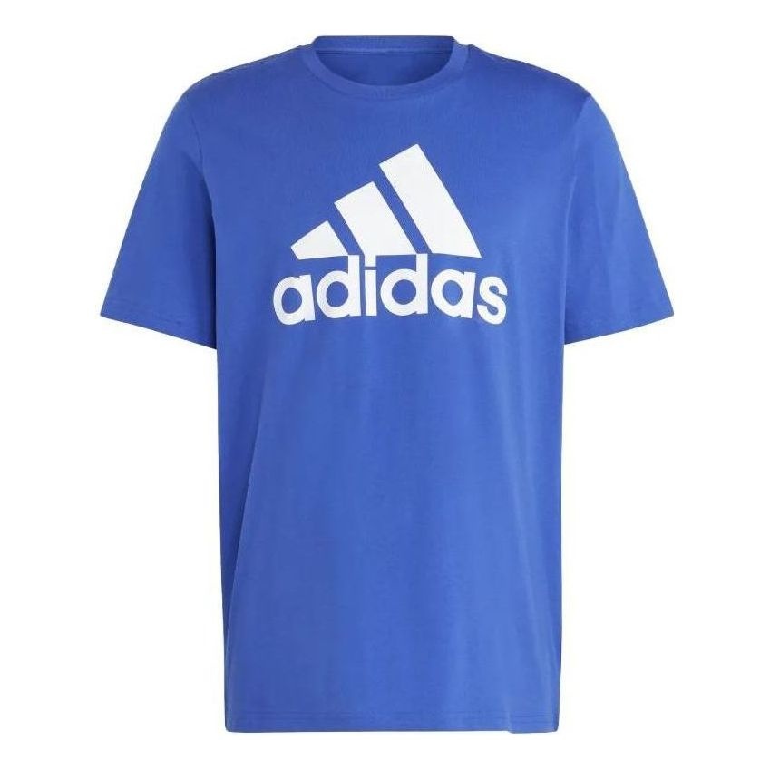 adidas Essentials Single Jersey Big Logo T-shirt 'Semi Lucid Blue' IC9351 - 1