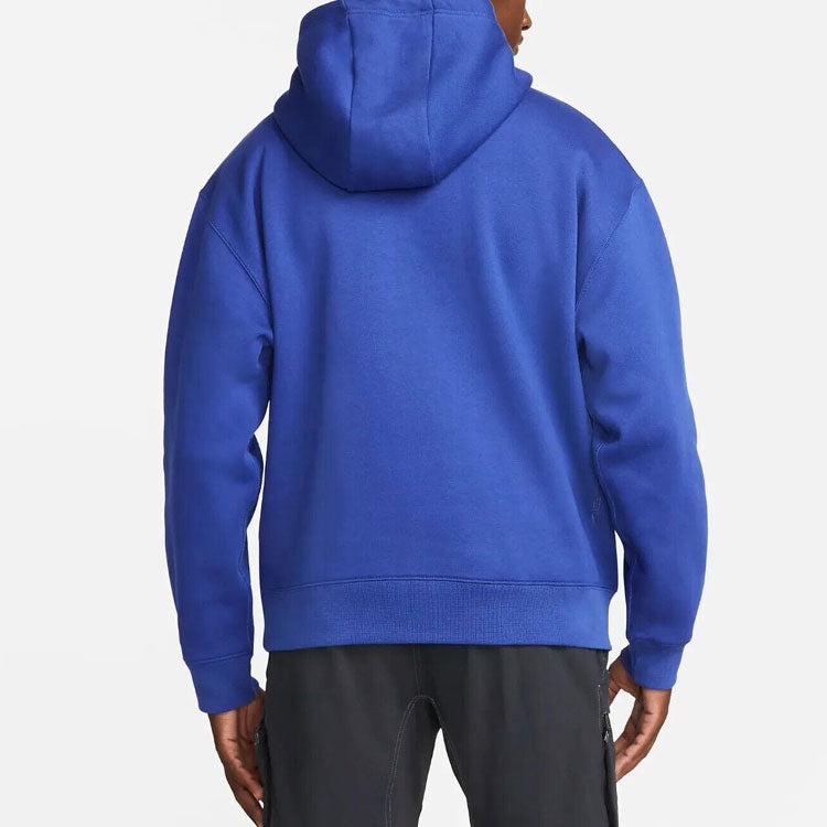 Nike ACG Therma-Fit Solid Color Logo Embroidered hooded Long Sleeves Unisex Blue DH3087-455 - 4