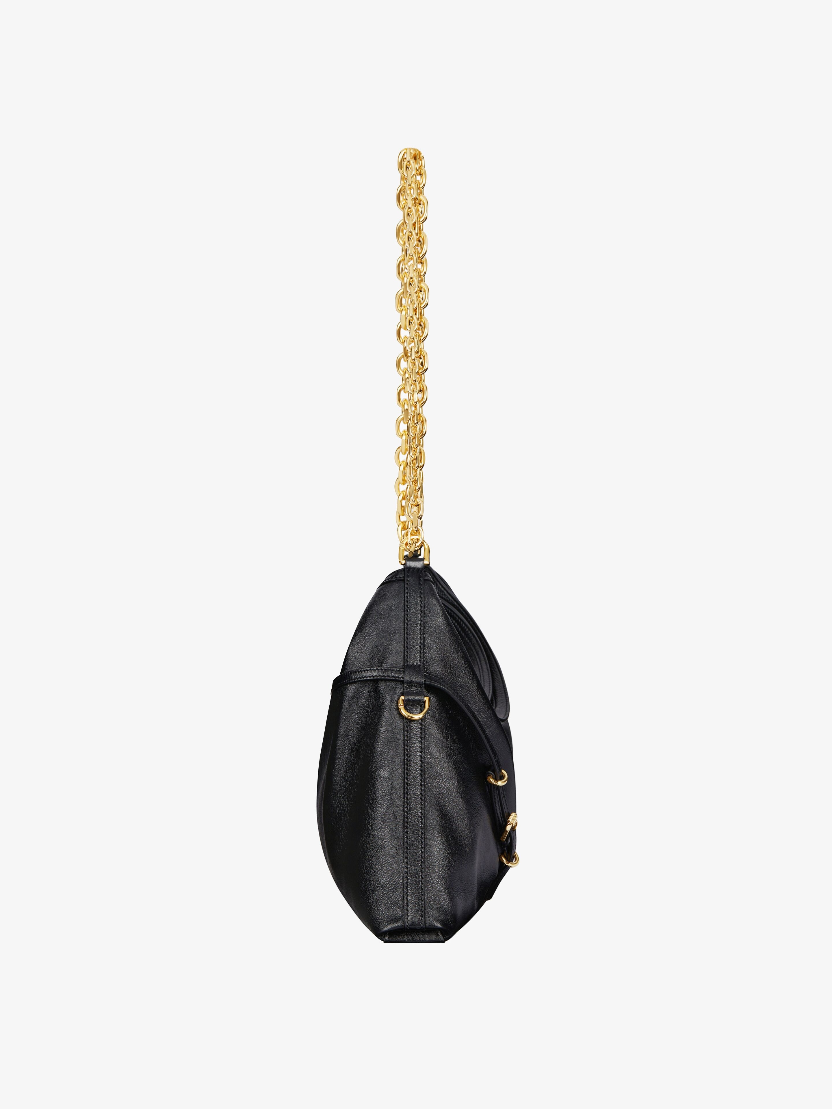 MEDIUM VOYOU CHAIN BAG IN LEATHER - 3