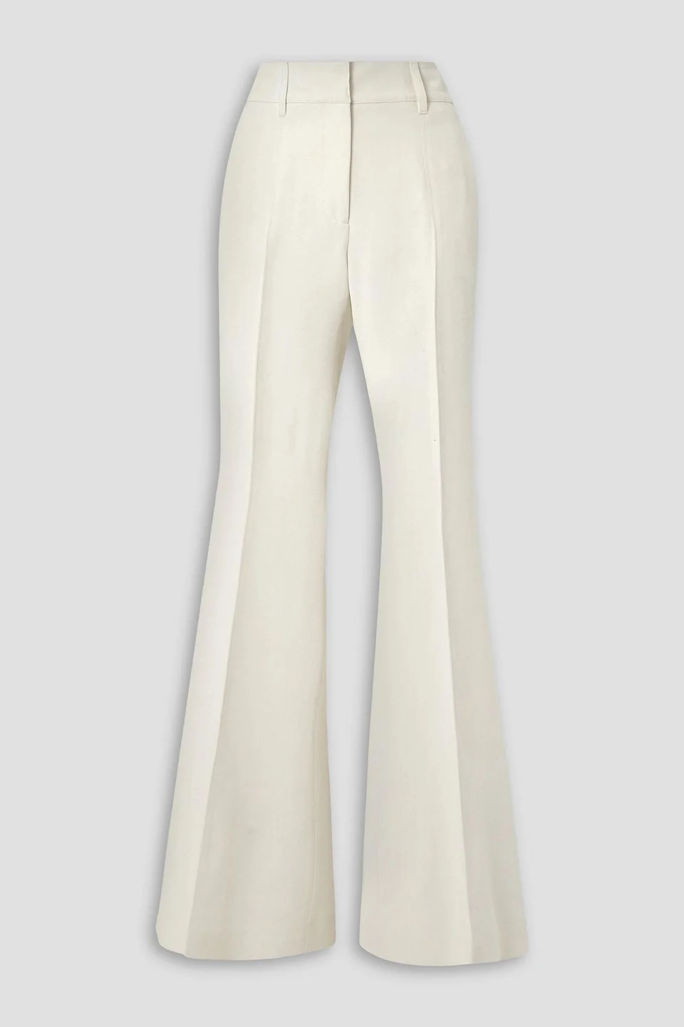 Rhein silk and wool-blend flared pants - 1
