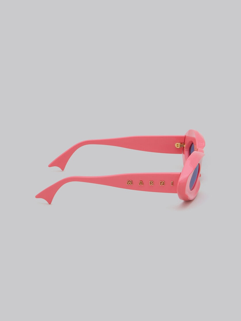 PINK DARK DOODAD SUNGLASSES 4