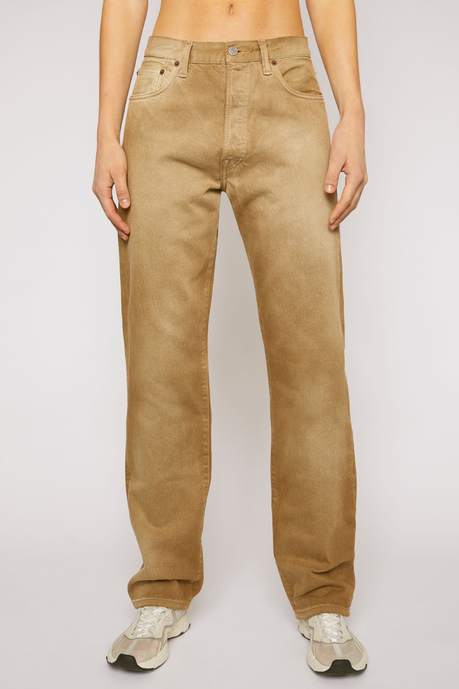 Classic fit jeans beige - 2