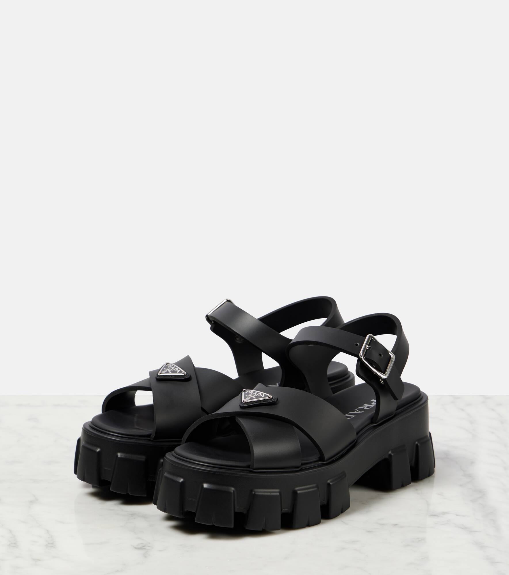 Monolith platform sandals - 4