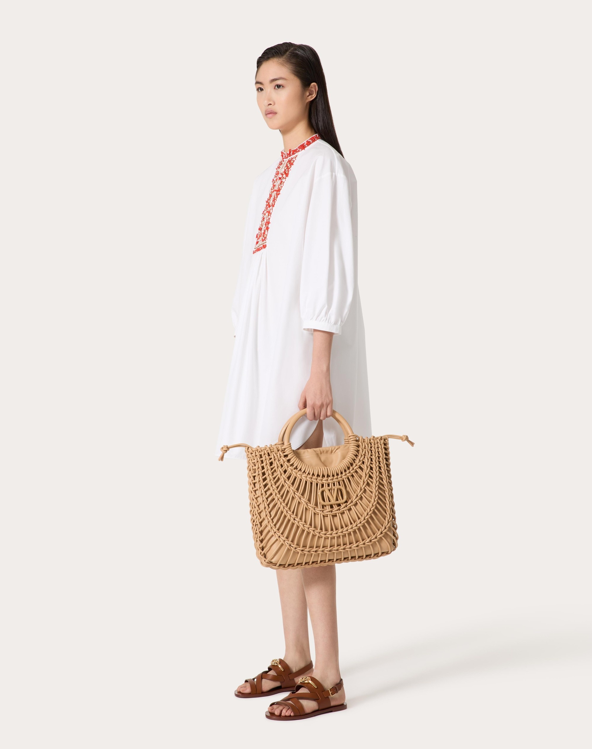 ALLKNOTS WOVEN LEATHER SHOPPER - 2