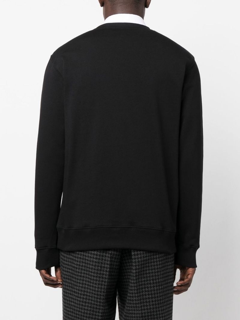 embroidered-logo long-sleeve sweatshirt - 4