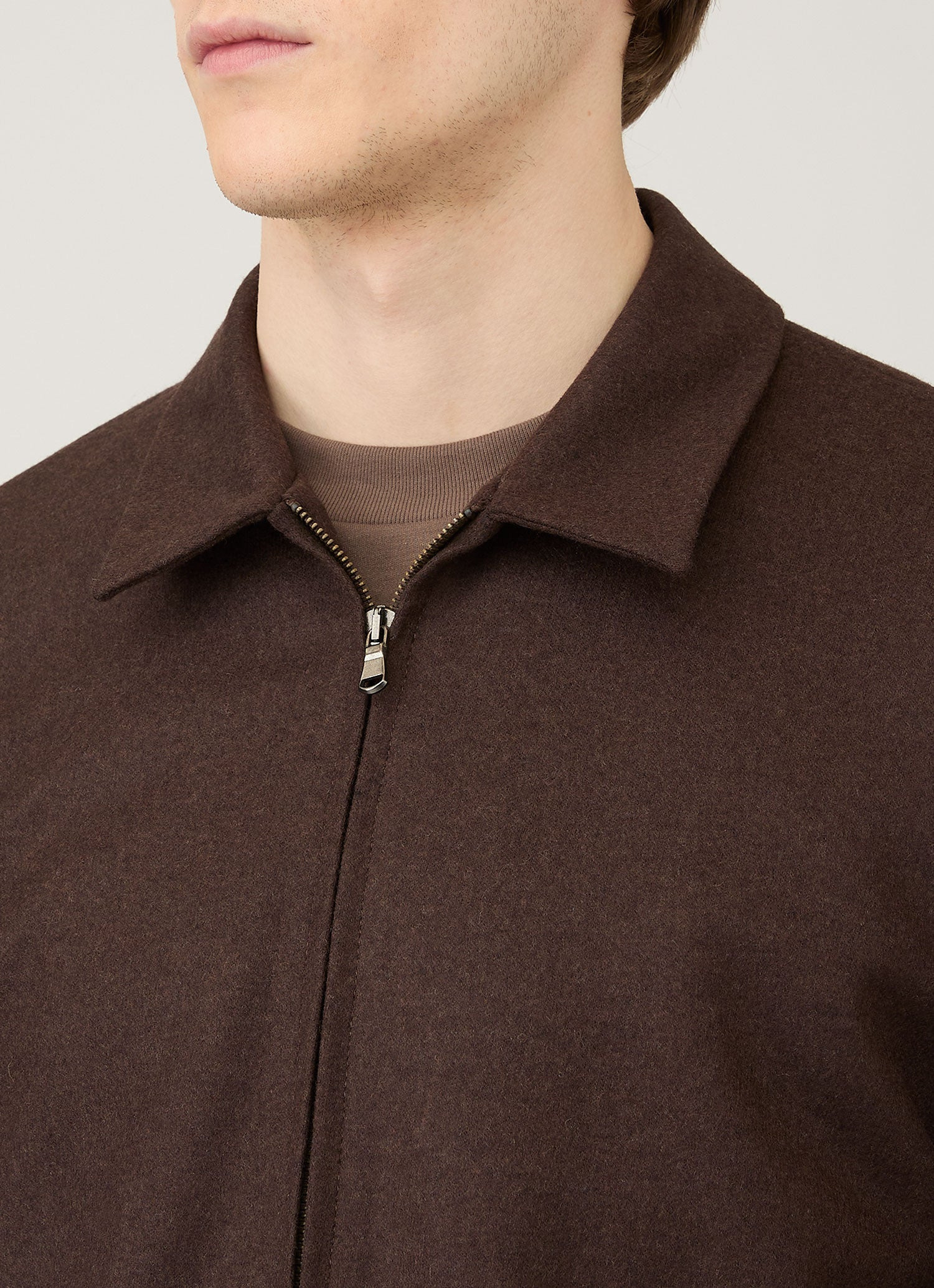 Boiled Wool Harrington Jacket - 6