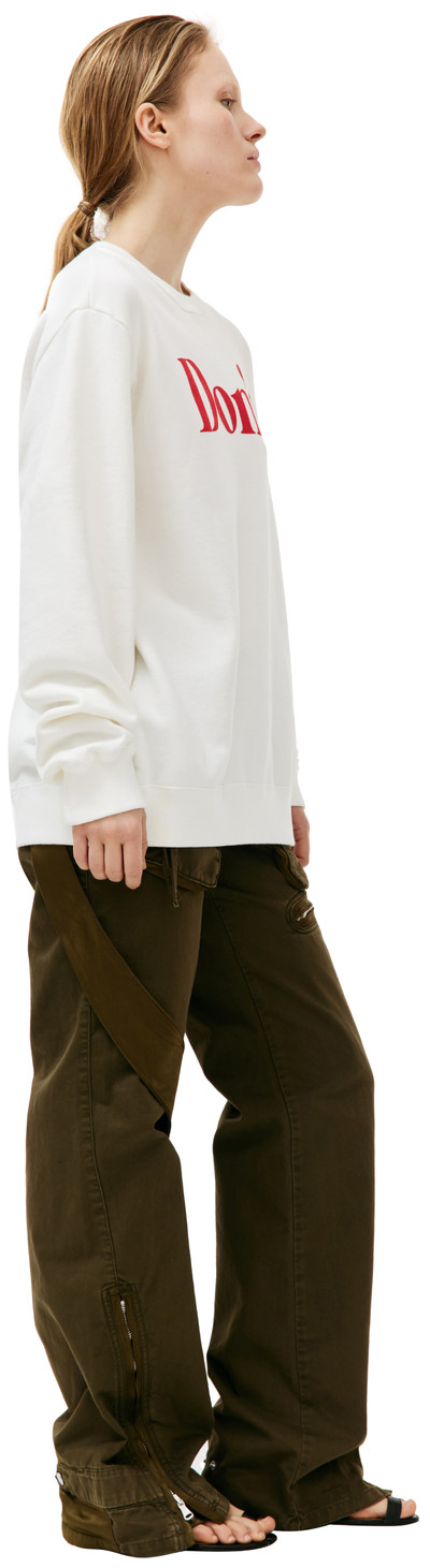 UNDERCOVER WHITE 'DON'T' SWEATSHIRT outlook