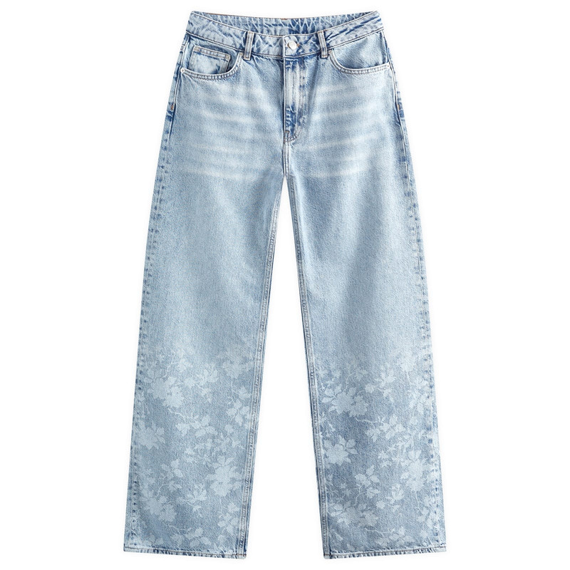 Holzweiler Flower Print Jeans - 1