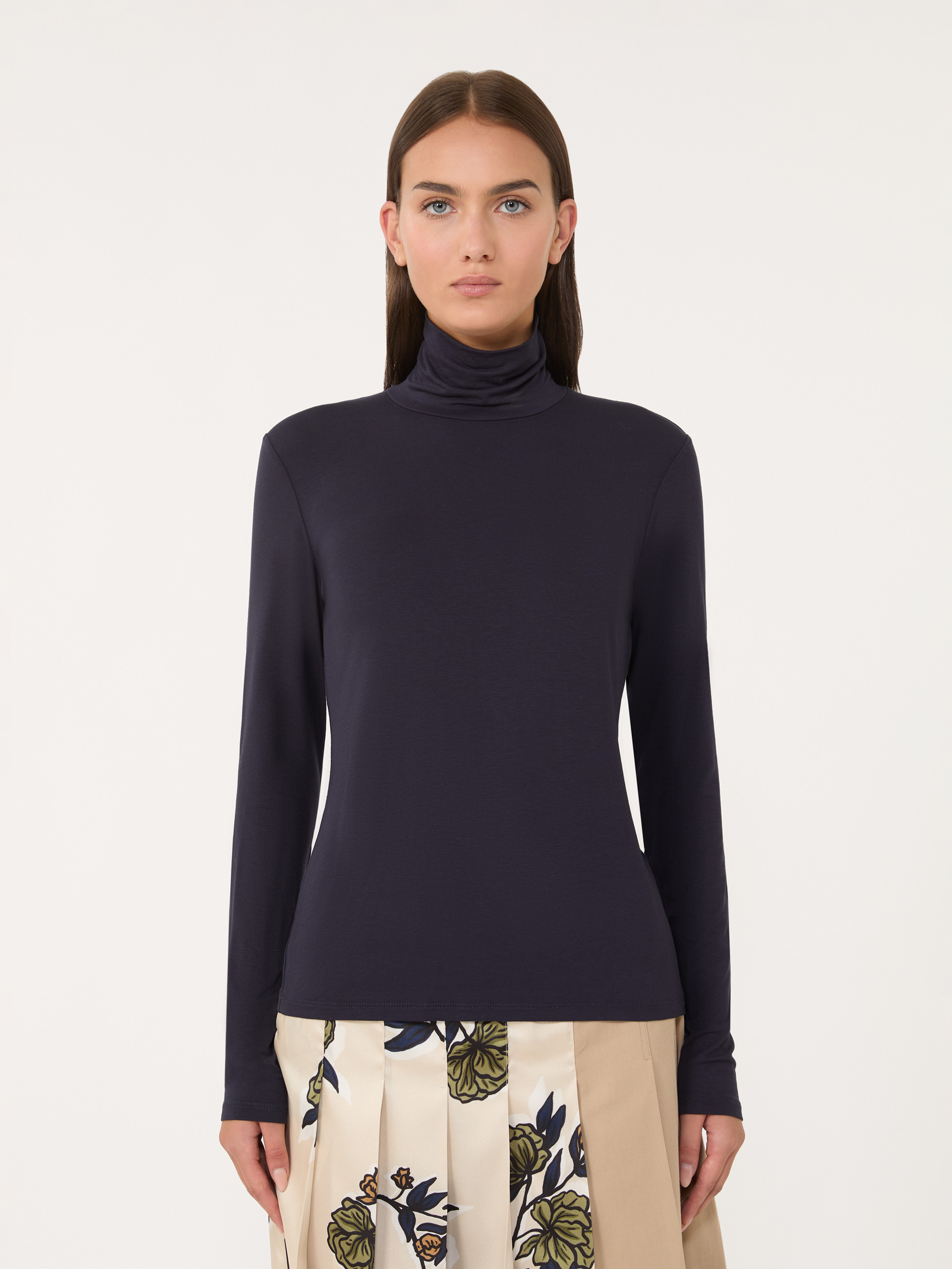 MULTIF Stretch viscose turtleneck - 3