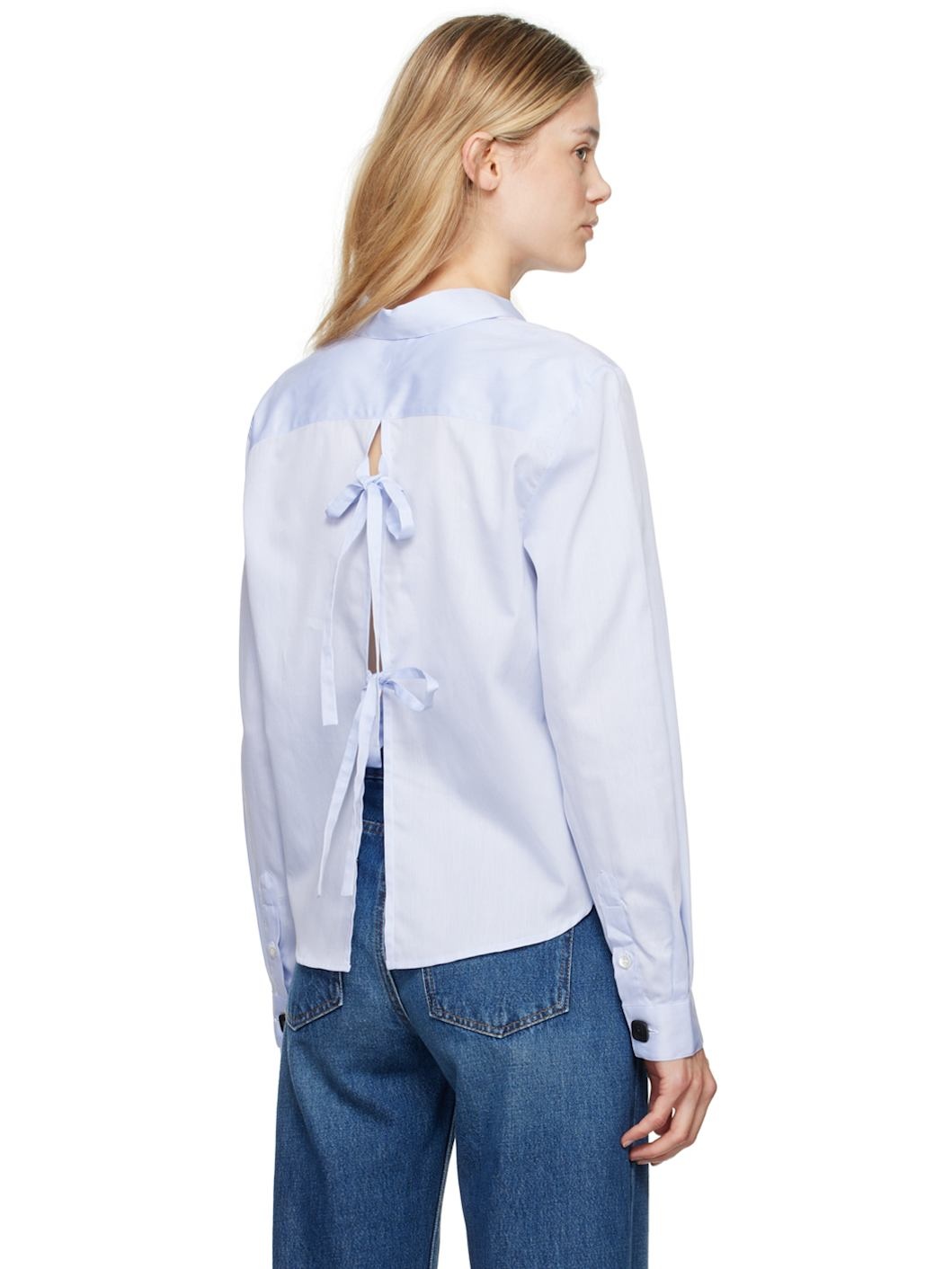 Blue & White Palmela Shirt - 3