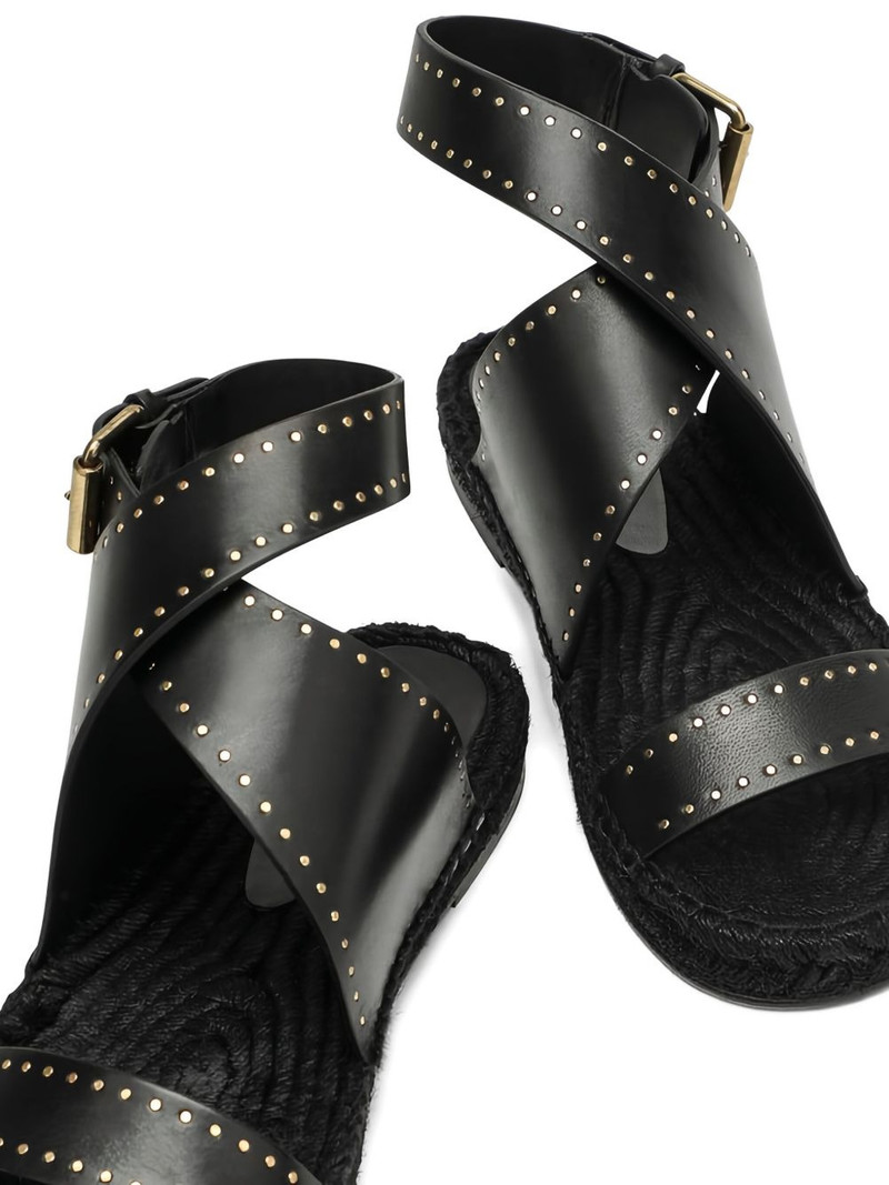studded cross-strap sandals 3
