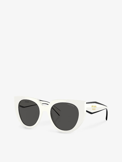 Prada PR 14WS cat-eye acetate sunglasses outlook