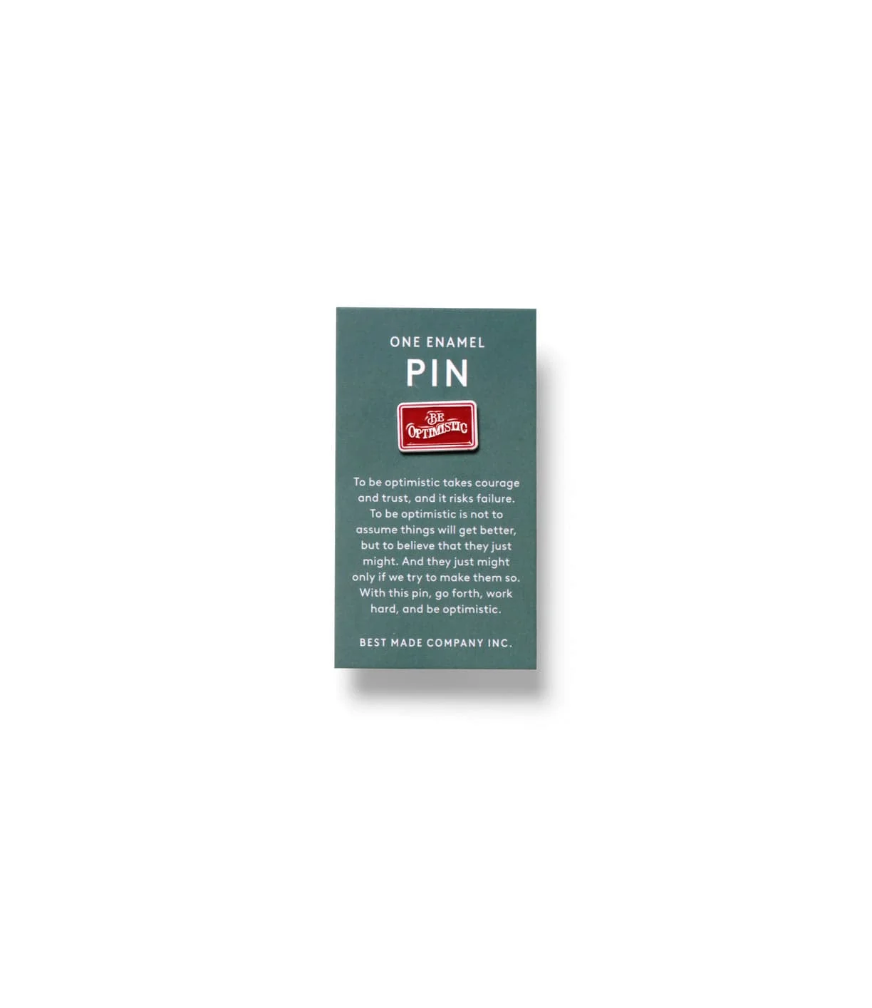 Be Optimistic Pin - 1